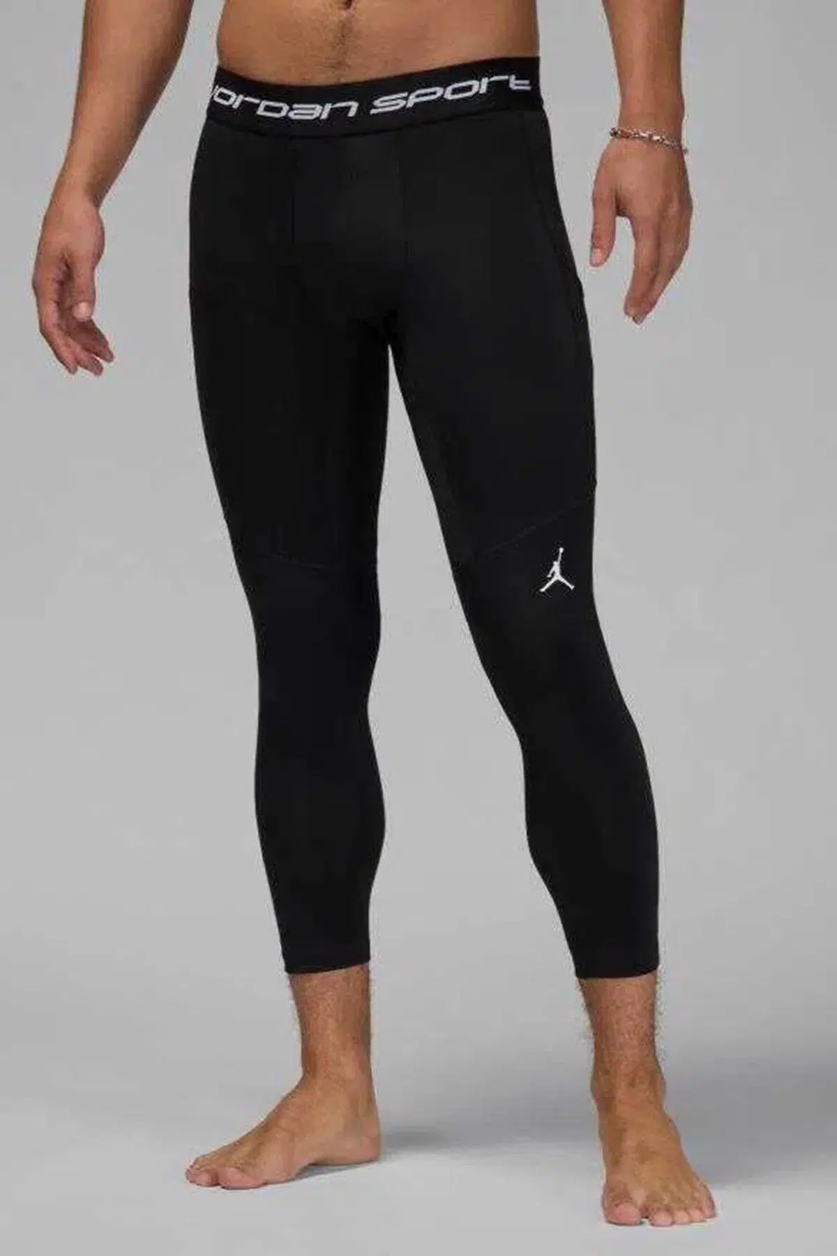 Nike Jordan Dri-FIT Sport 3QT Tight Erkek Siyah Spor Tayt