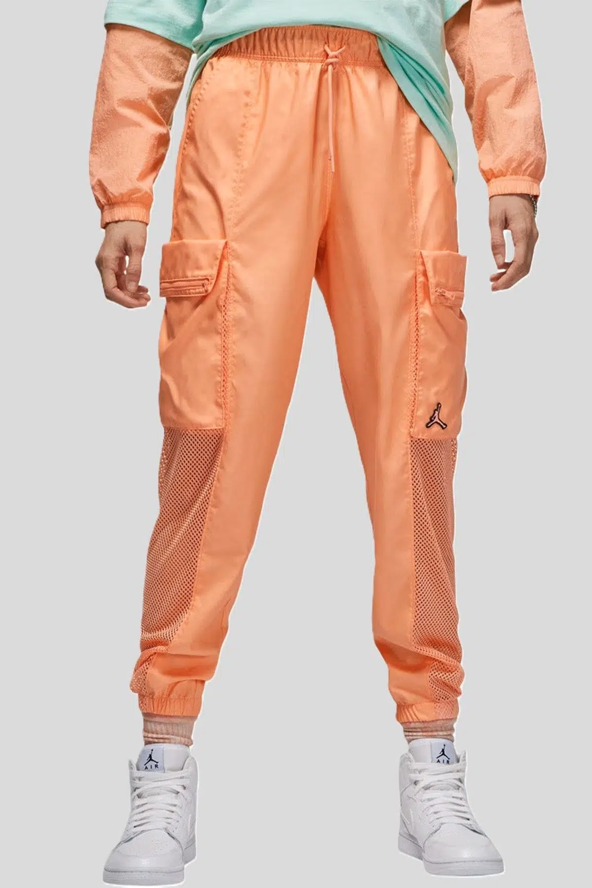 Nike Jordan Essen Utility Womens Pant Orange Kargo Cepli Lastik Paçalı Kadın Eşofman Altı Turuncu