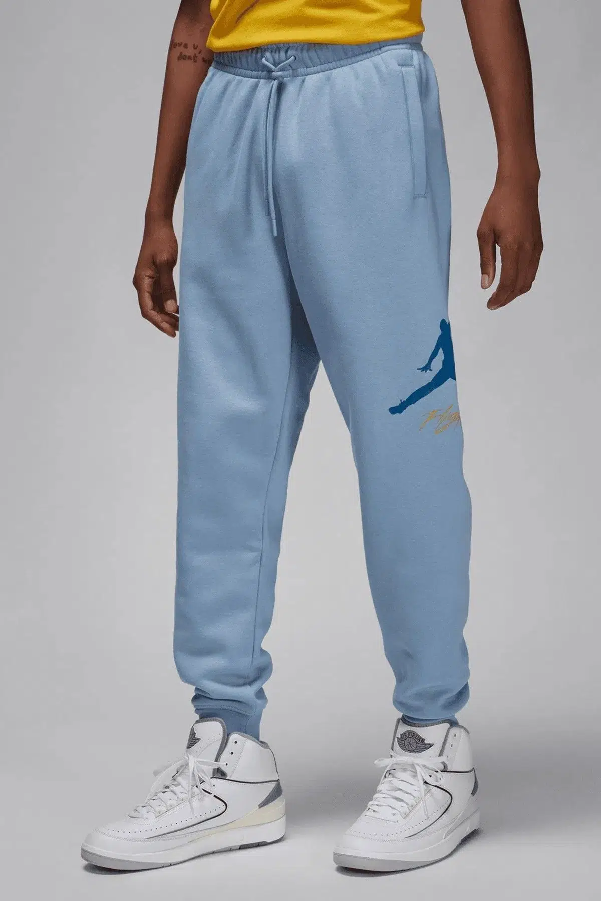 Nike Jordan Essentials Flc Baseline Men's Pant Light Blue Erkek Eşofman Altı Açık Mavi