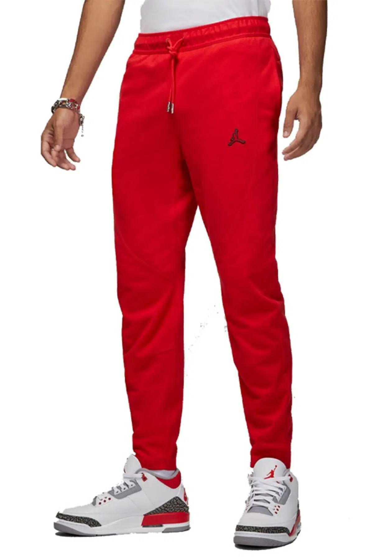Nike Jordan Essentials Warm-Up Pant Red Lastik Paçalı Erkek Günlük Eşofman Altı Kırmızı