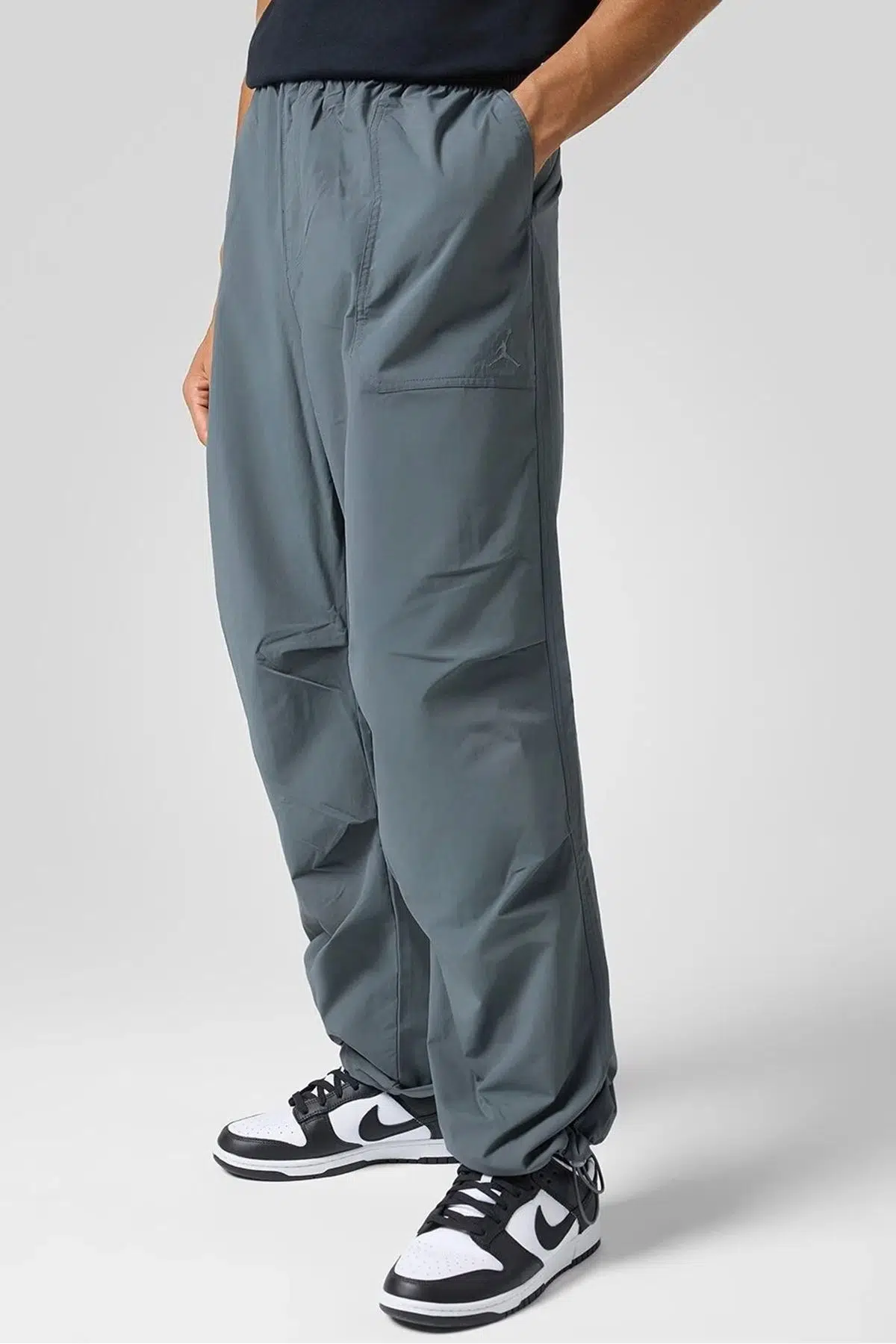 Nike Jordan Essentials Woven Loose Fit Pant Erkek Dokuma Bol Kesim Eşofman Altı Gri