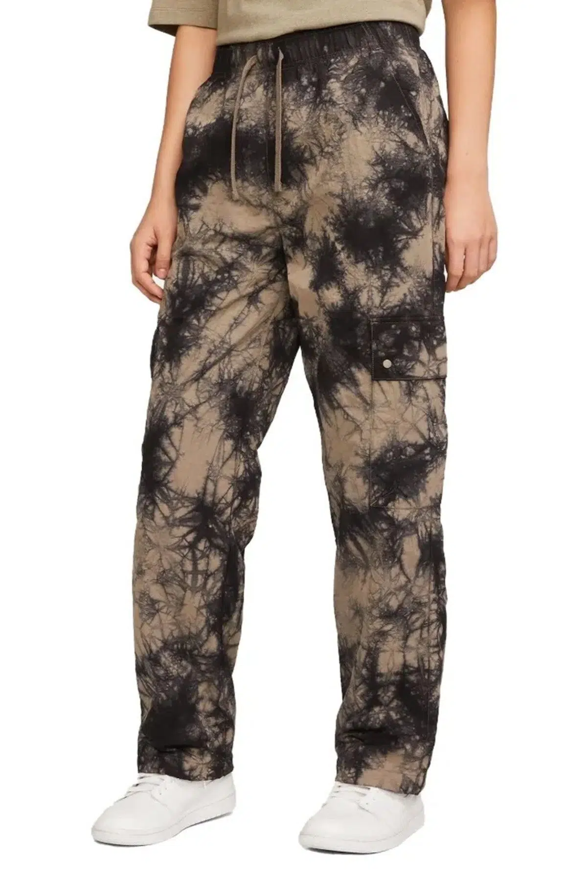 Nike Jordan Heritage Bottom Loose Fit Womens Pant.Kargo Cepli Bol Kesim Kadın Eşofman Altı Kahverengi