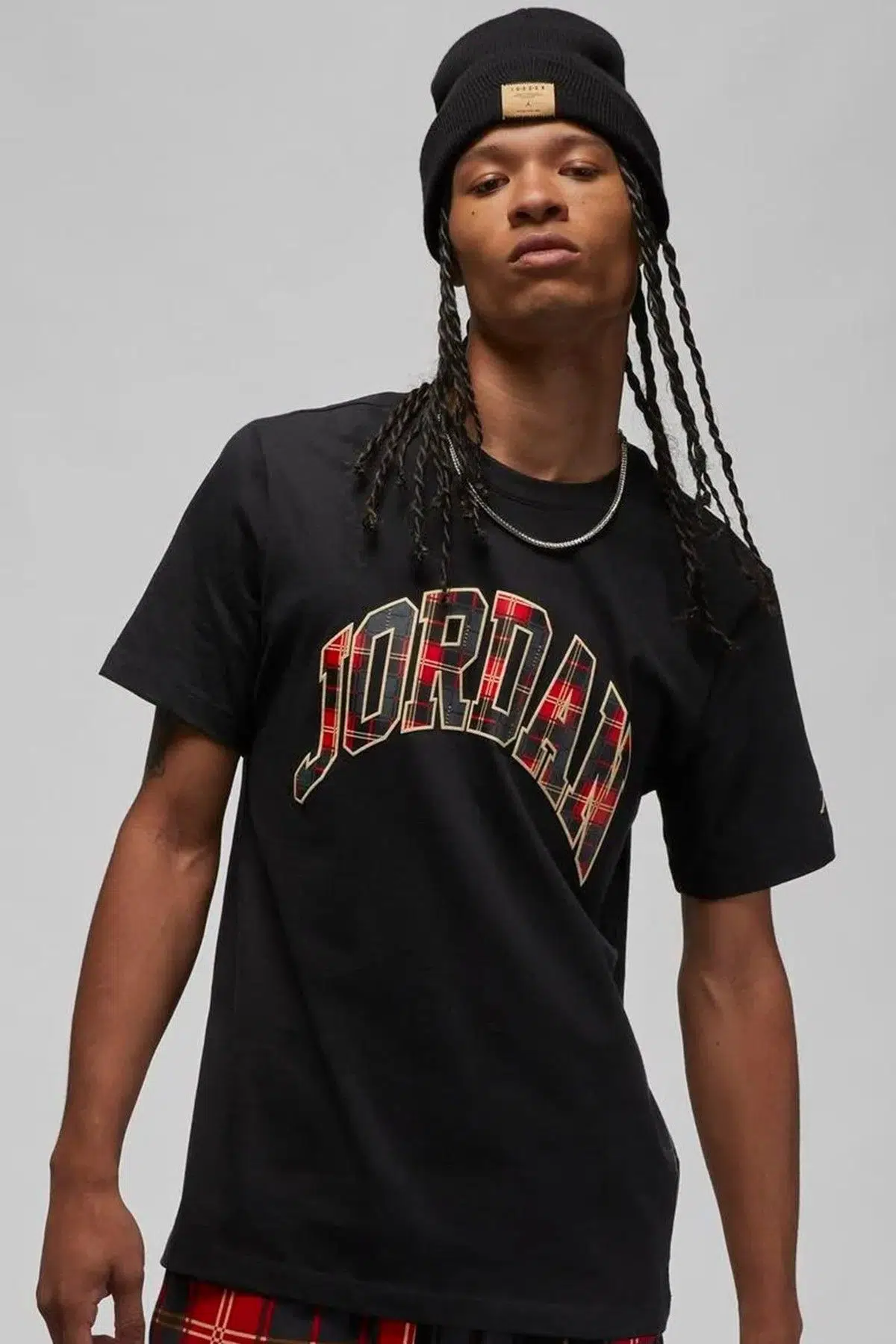 Nike Jordan Holiday SS crew Black Baskılı Erkek Günlük Tişört Siyah