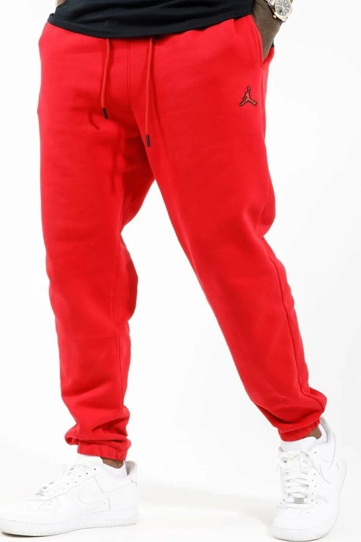 Nike Jordan NBA Essential Fleece Men's Pant Erkek Basket Şardonlu Eşofman Altı Kırmızı