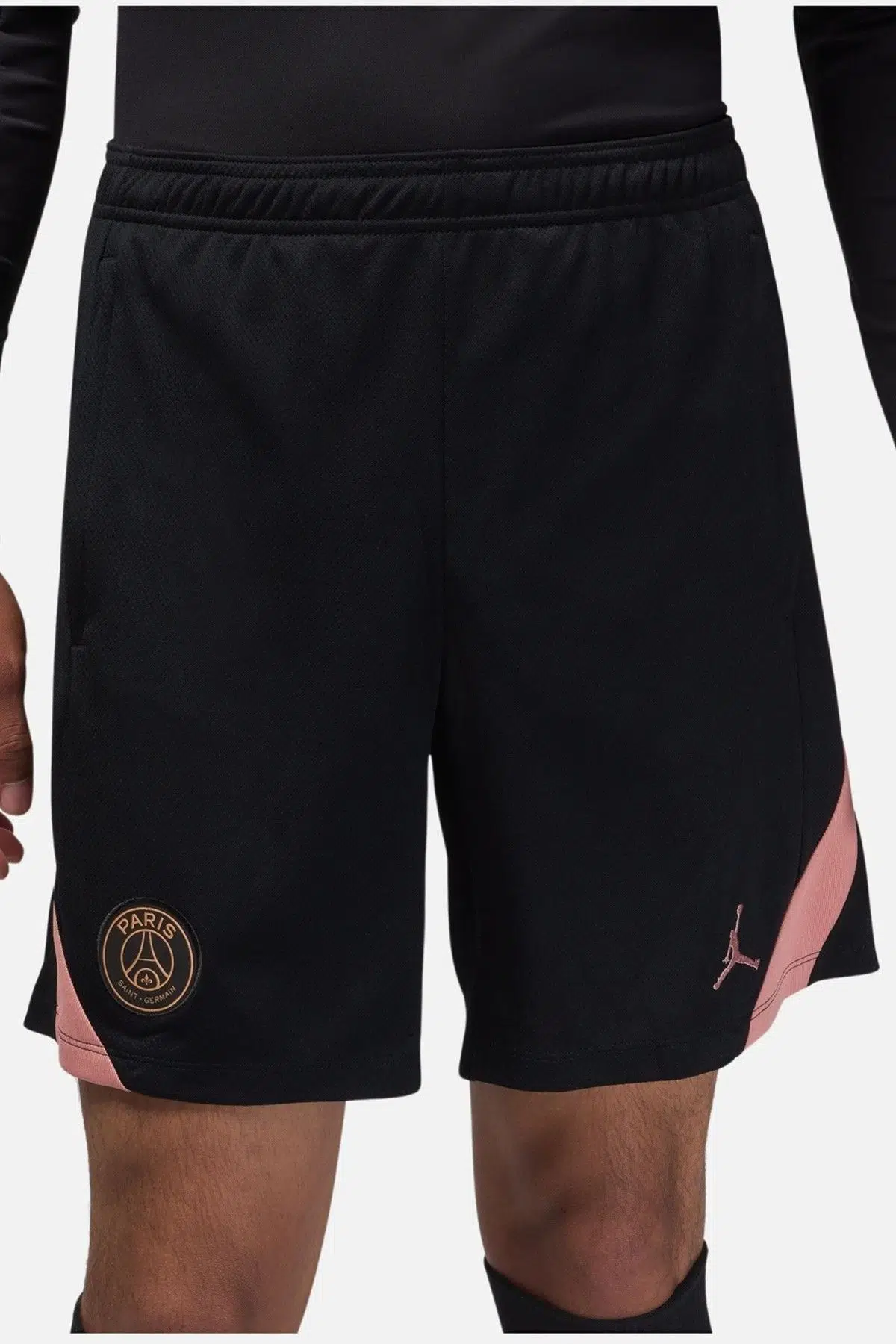 Nike Jordan Paris Saint-Germain Strike Stadium Short Black Erkek Fermuar Cepli Dri-Fit Futbol Şortu Siyah