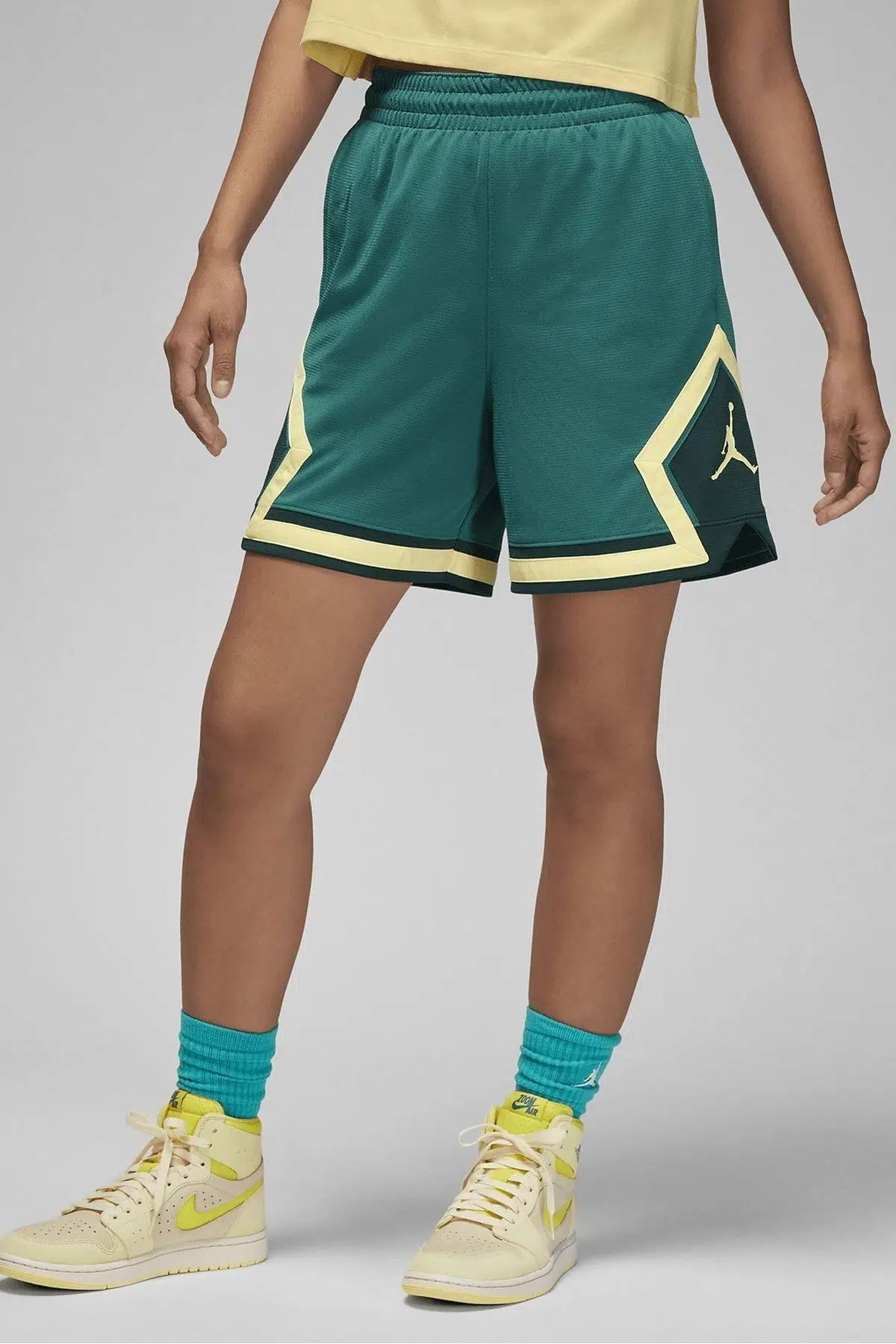 Nike Jordan Sport Diamond 6" Women's Short Kadın 15 cm İç Dikişli Şort Yeşil
