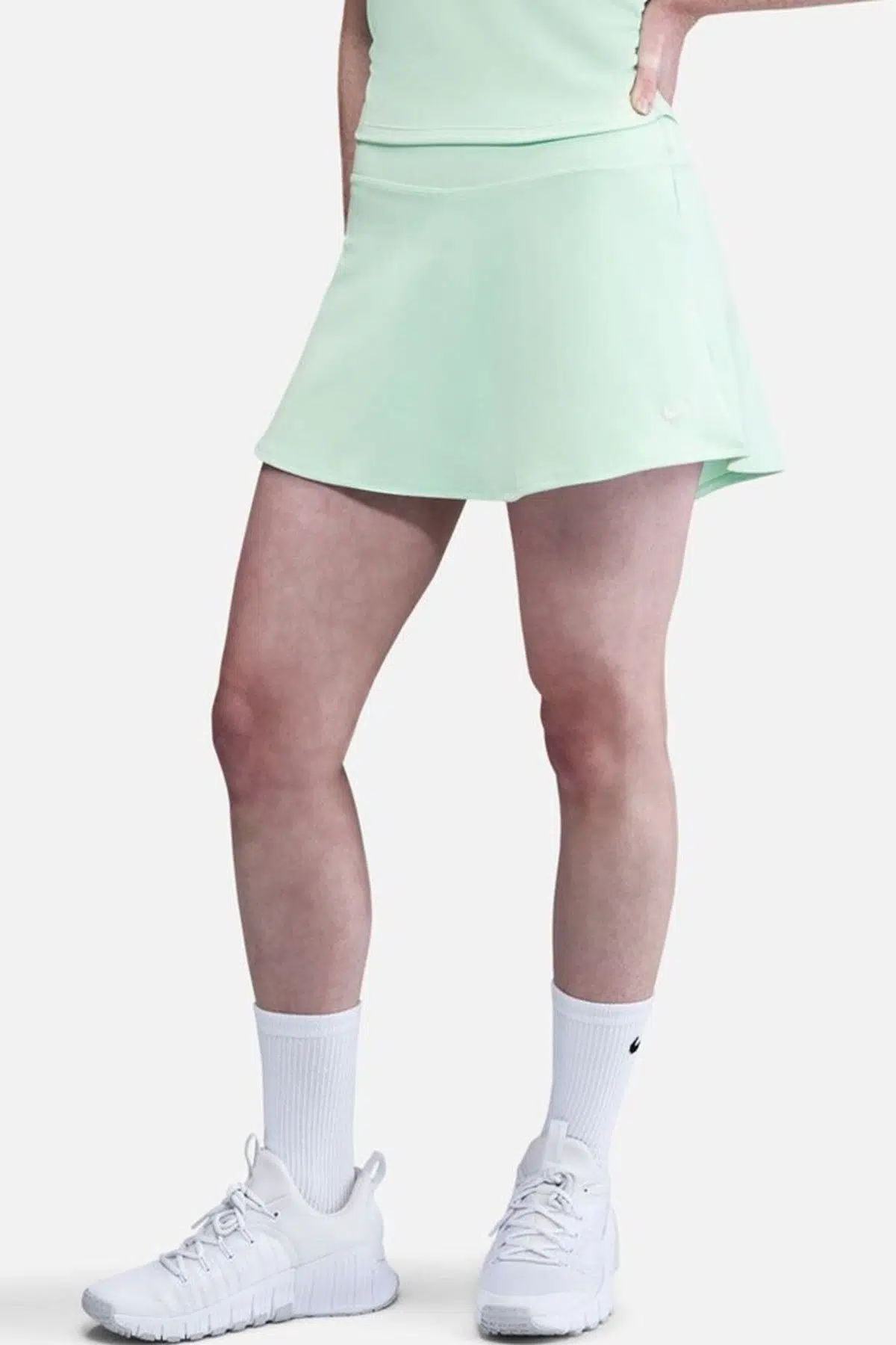 Nike One Dri Fit Hight Rise Skirt Cpsl Spd Short Kadın Yüksek Bel Koşu Antrenman Şortu Yeşil