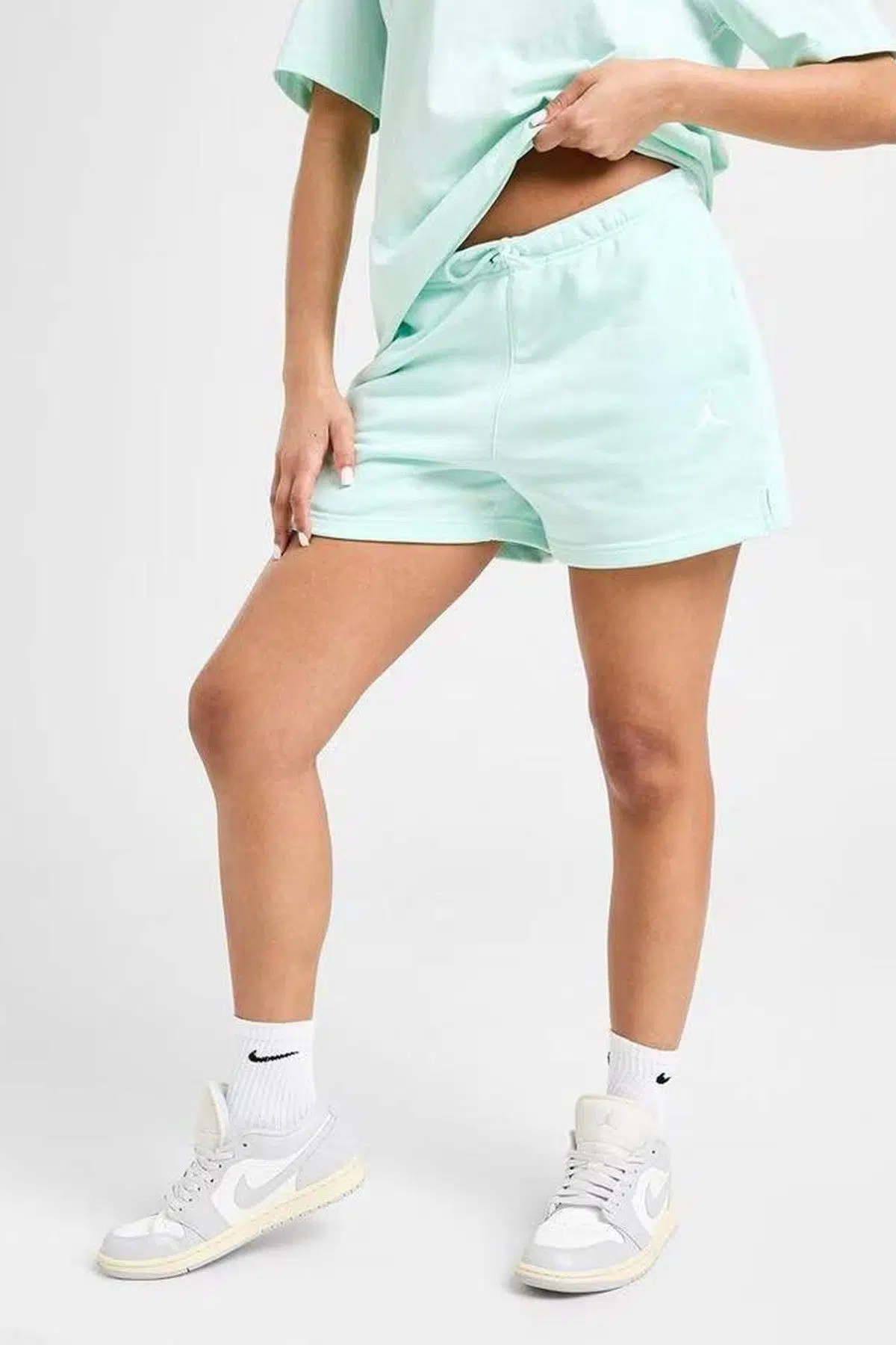 Nike Jordan Women's Jumpman Brooklyn Fleece Ft Short 24 Kadın Pamuklu Şort Su Yeşili