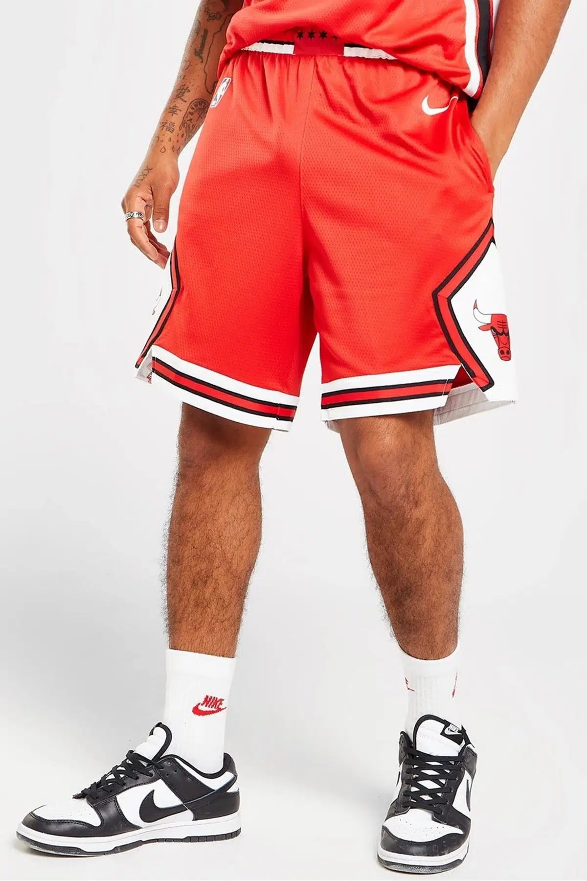 Nike Dri Fit NBA Chicago Bulls Swingman Shorts Erkek Basketbol Şort Kırmızı
