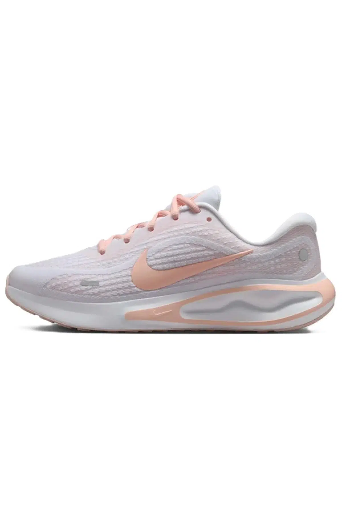 Nike Journey Run Womens Running Shoes Reflektörlü Kadın Yürüyüş Koşu Ayakkabısı Beyaz-Turuncu