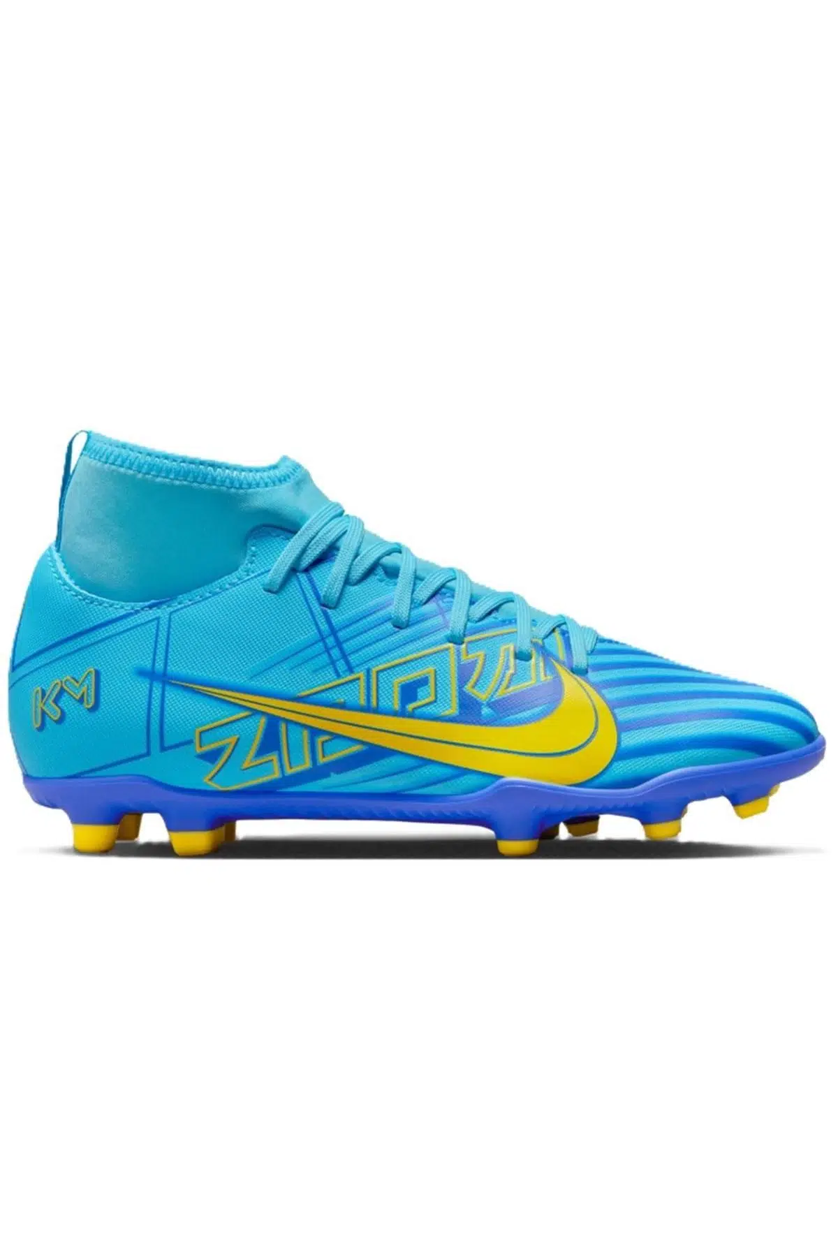 Nike JR Superfly 9 Club KM FG/MG Mavi Çocuk Krampon