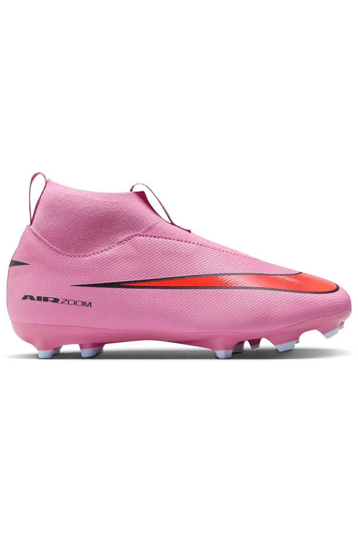 Nike JR Zoom Superfly 10 Academy FG/MG Bağcıksız Çoklu Zemin Çocuk Kramponu Fuşya
