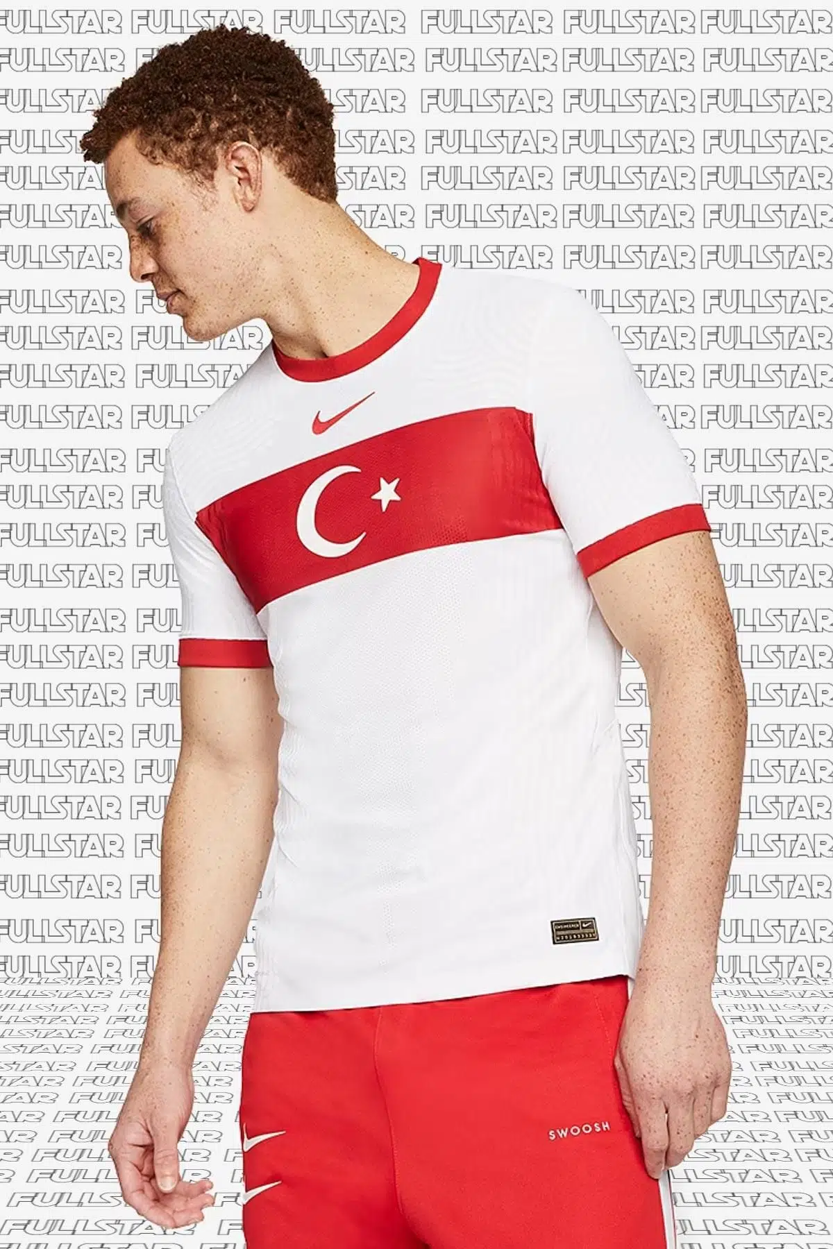 Nike Klasik Ay Yıldızlı Türkiye Milli Takım Forması üstü Full Nakışlı Ay Yıldız 