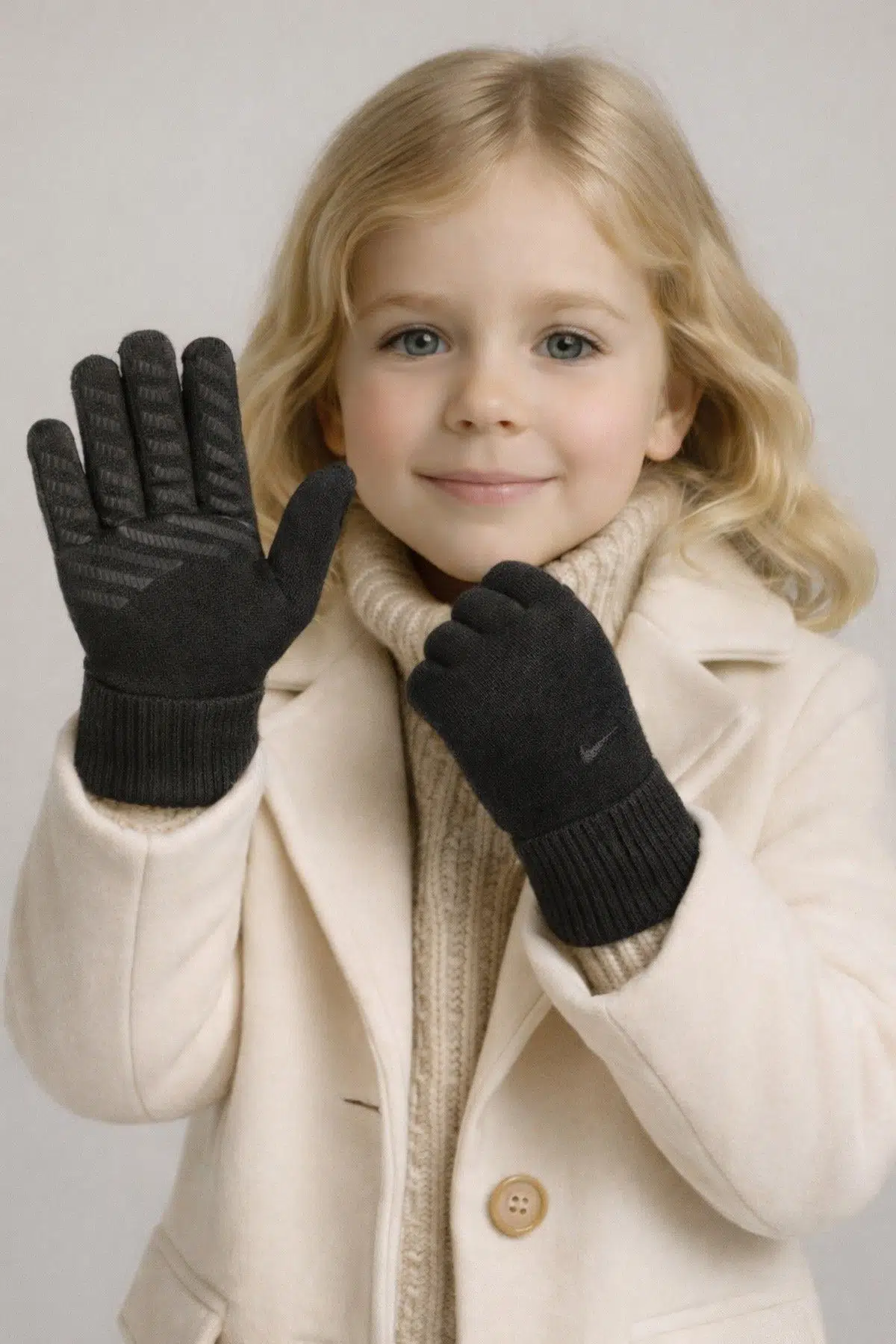 Nike Knit Grip Gloves Dokunmatik Uyumlu Unisex Eldiven Siyah 