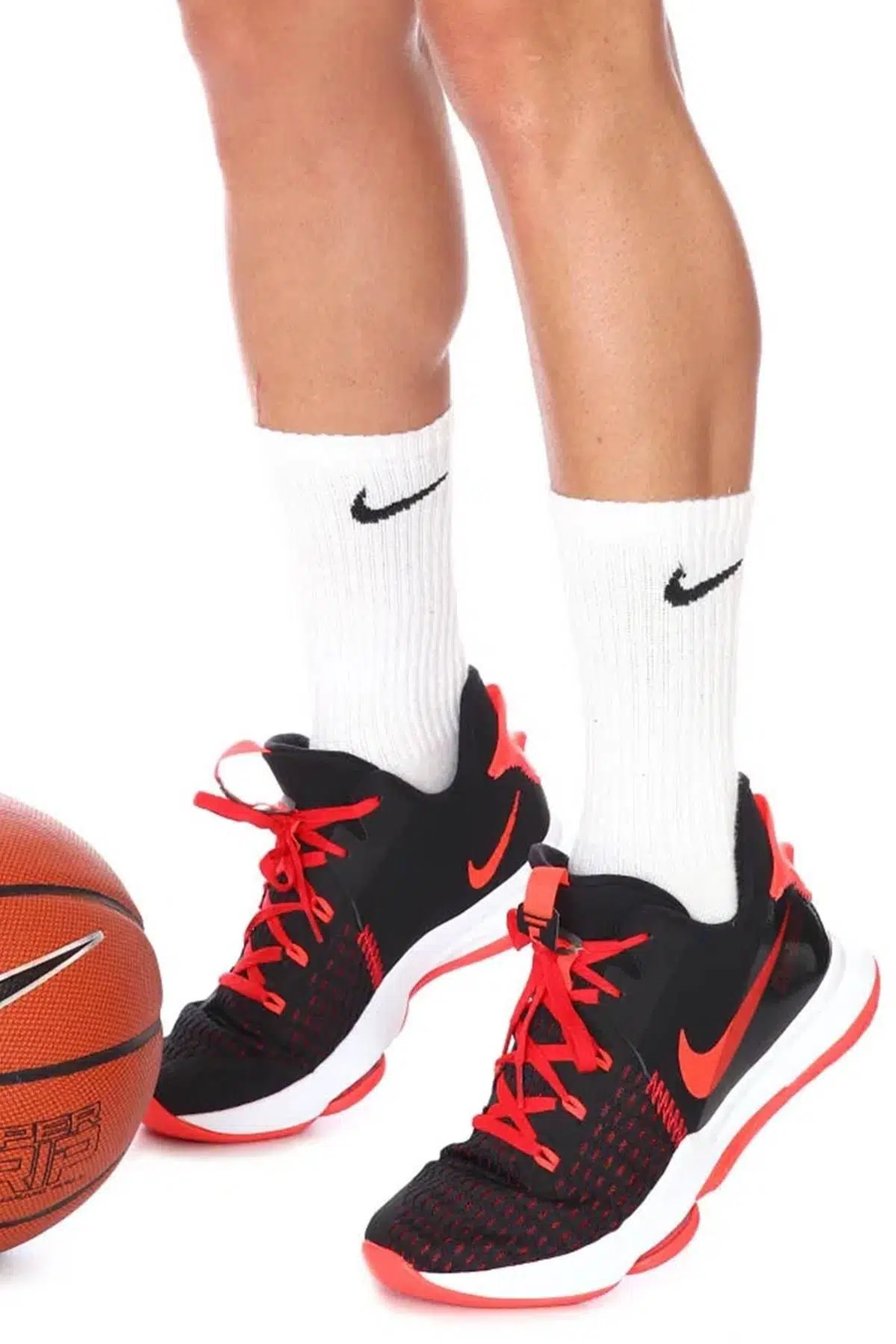 Nike Lebron Witness V Basketball Shoes Black Red Basketbol Ayakkabısı Siyah Kırmızı