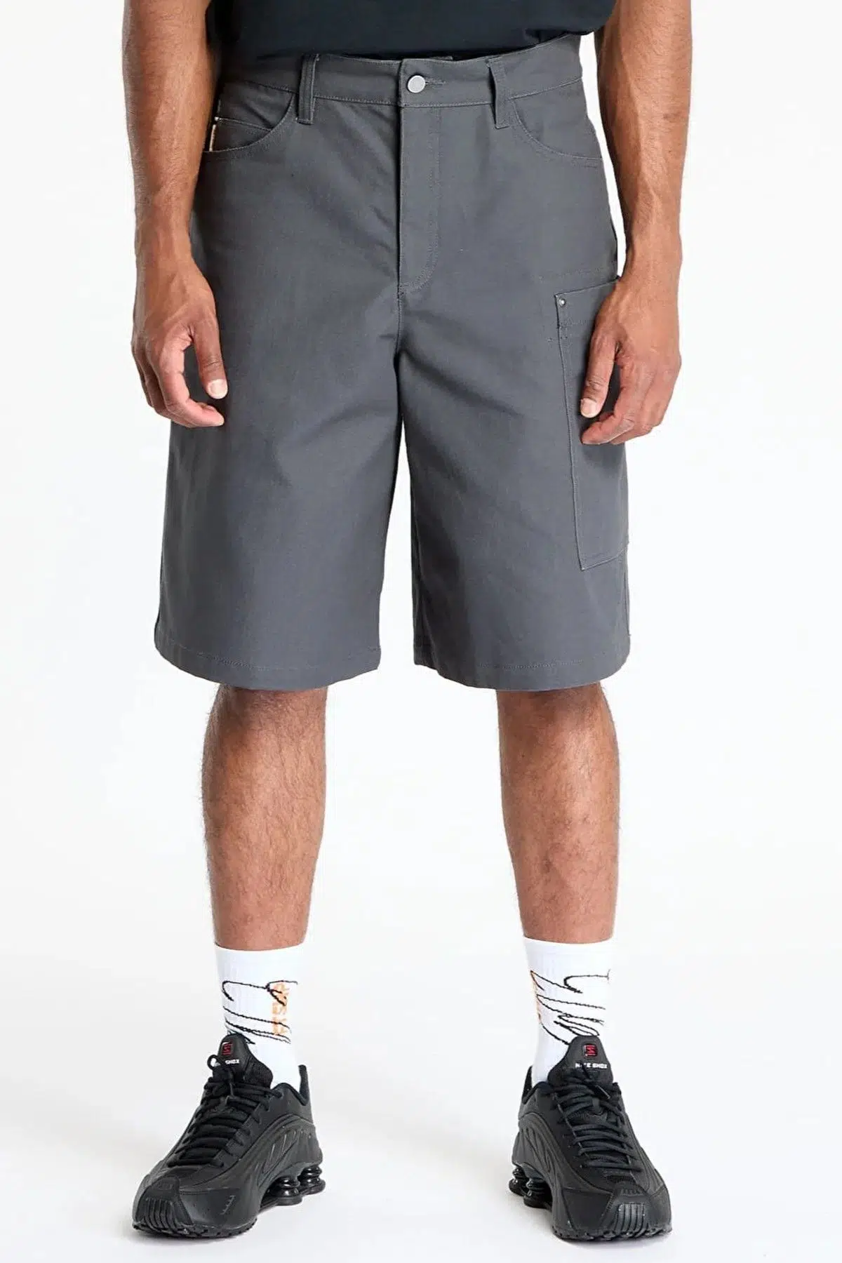 Nike Life Mens Big Canvas Short Bol Kesim Erkek Dokuma Şort Gri