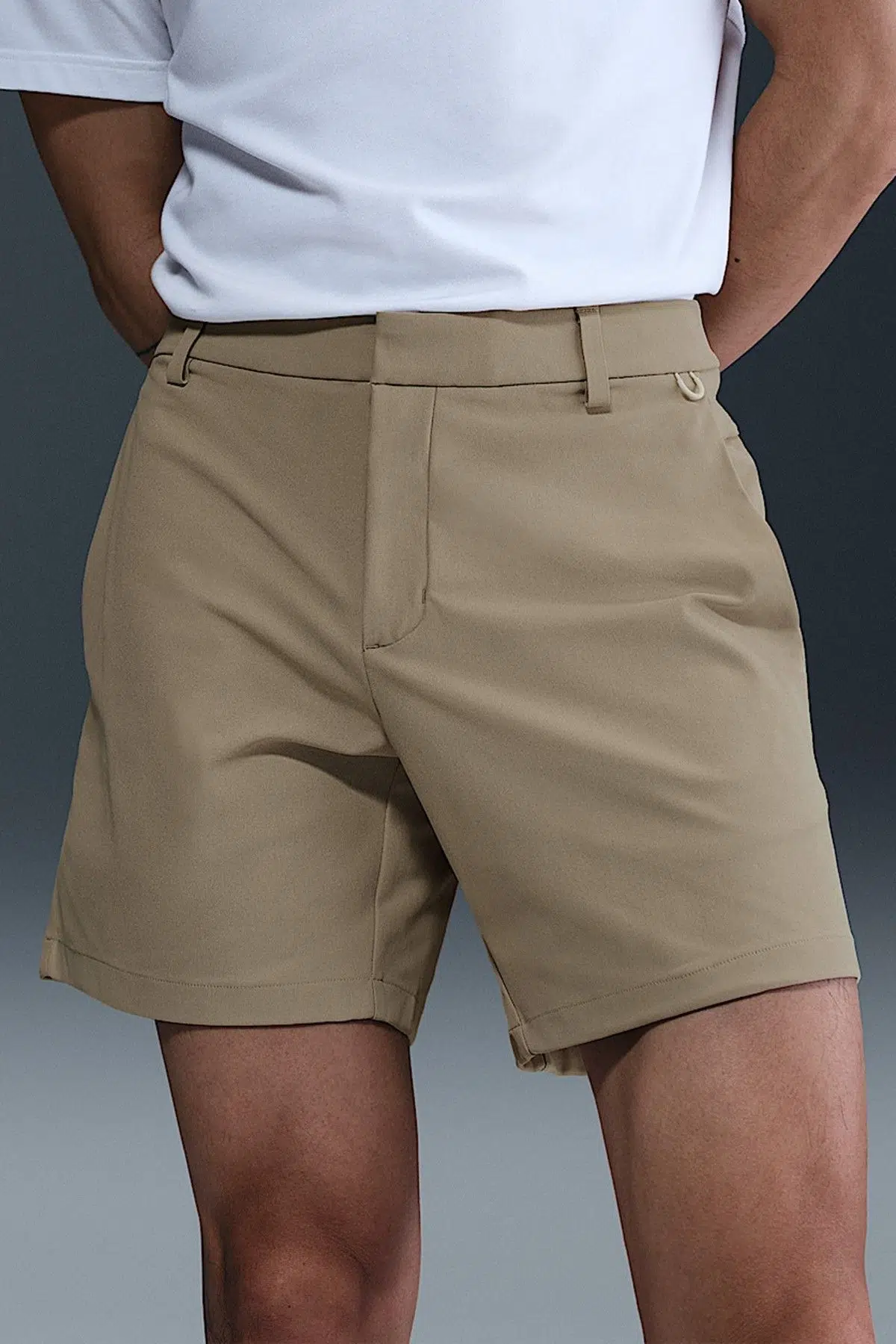 Nike 24.7 Perfect Stretch Men's Dri Fit 6" Short Erkek Esnek 15cm (yaklaşık) Şort Bej
