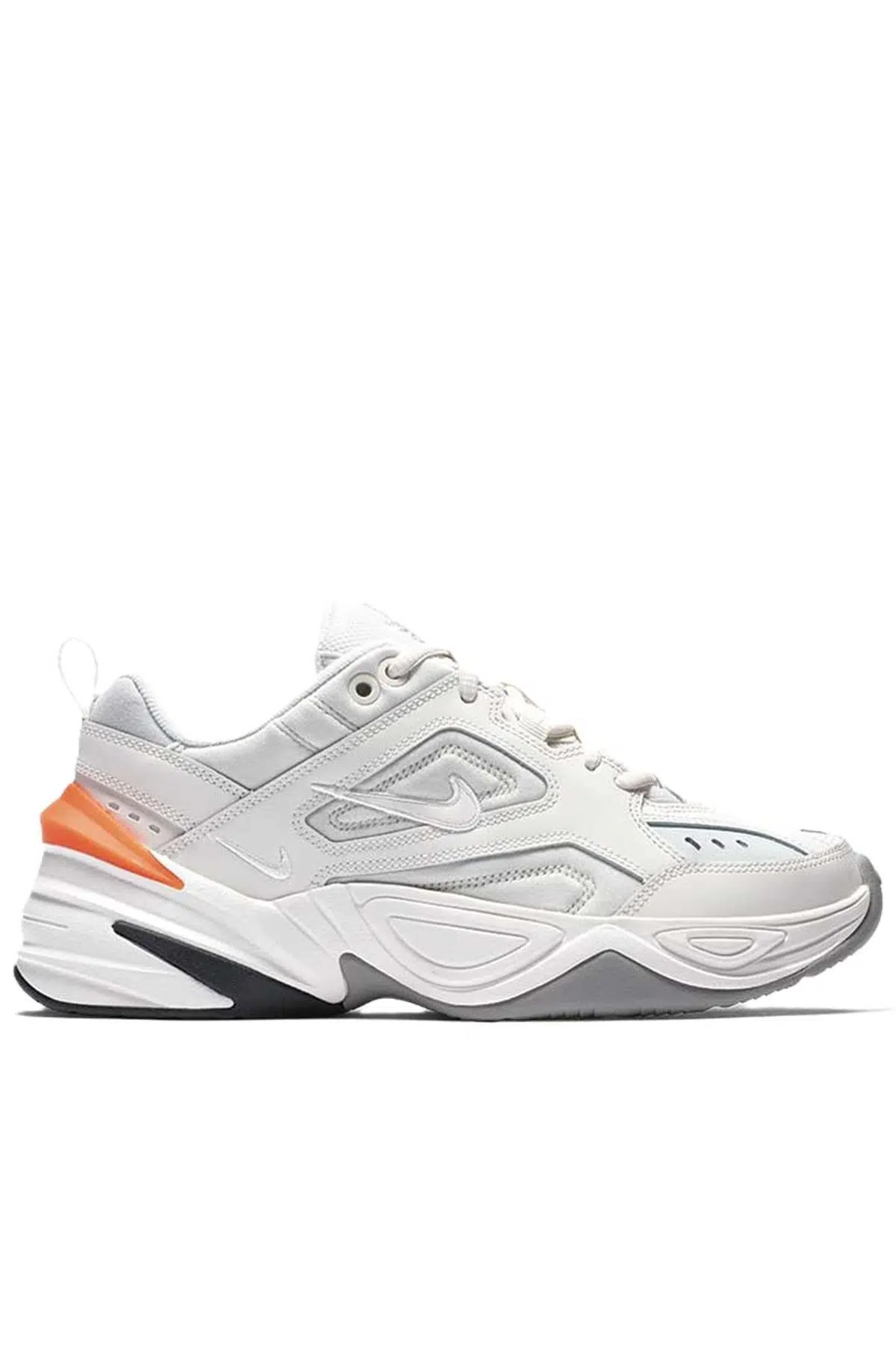 Nike M2K Tekno Leather Unisex Sneaker Hakiki Deri Kadın Günlük Spor Ayakkabı Krem
