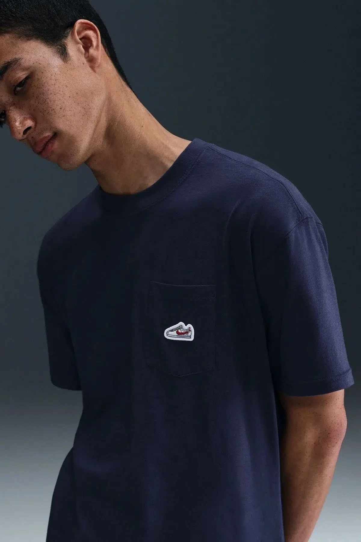 Nike Max90 Sneaker Loose Fıt T-Shirt Erkek Günlük Pamuklu Tişört Lacivert