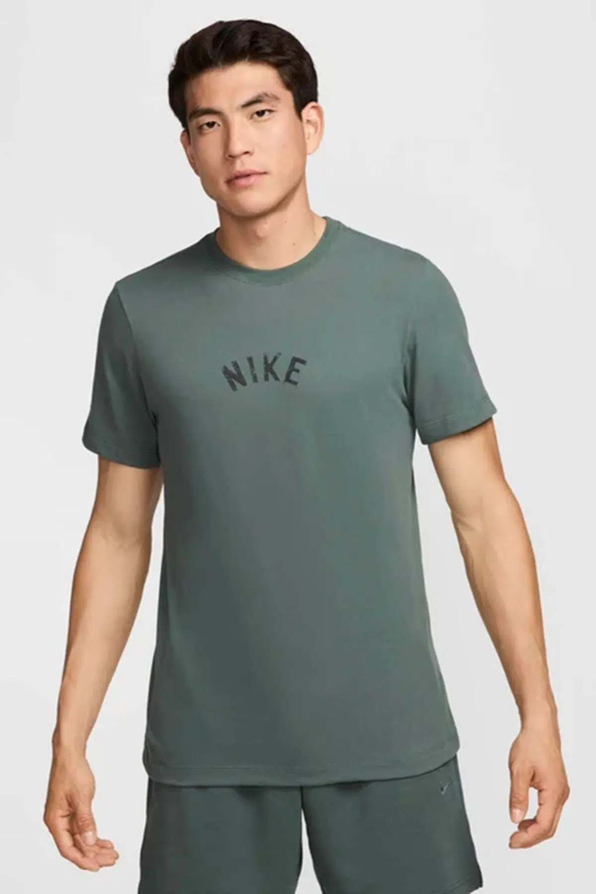 Nike Men's Dri-FIT Fitness Green T-Shirt Erkek Antreman Tişört Yeşil