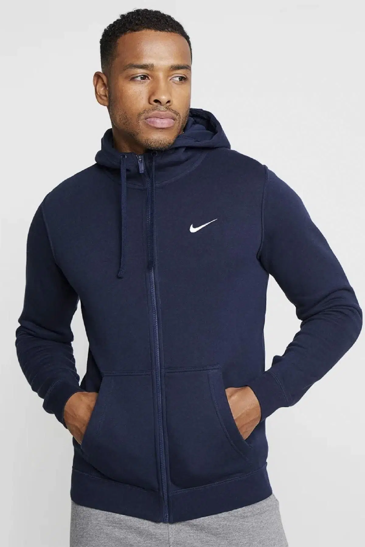 Nike Sportswear Hoodie Full Zip Men's Kapüşonlu Lacivert Sweatshirt