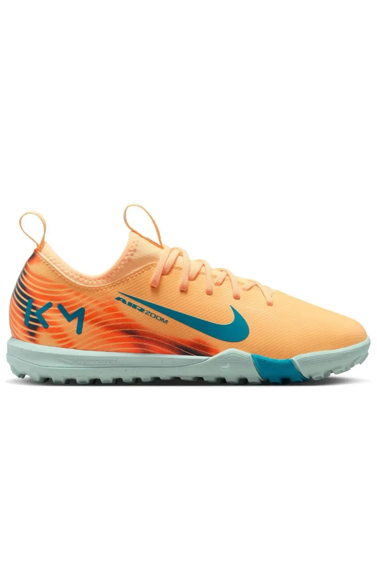 FQ8285-801 Nike Mercurial Air Zoom Vapor 16 Academy Kylian Mbappe TF Çocuk Halı Saha Ayakkabısı Sarı