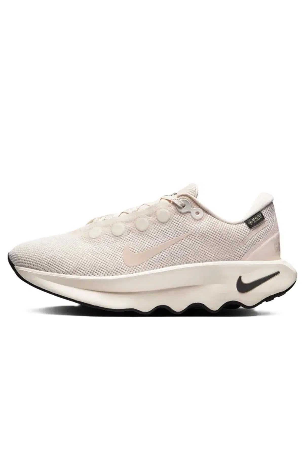 Nike Motiva Goretex Womens Walking Shoes Su Geçirmez Nefes Alabilen Reflektörlü Kadın Yürüyüş Ayakkabısı Krem