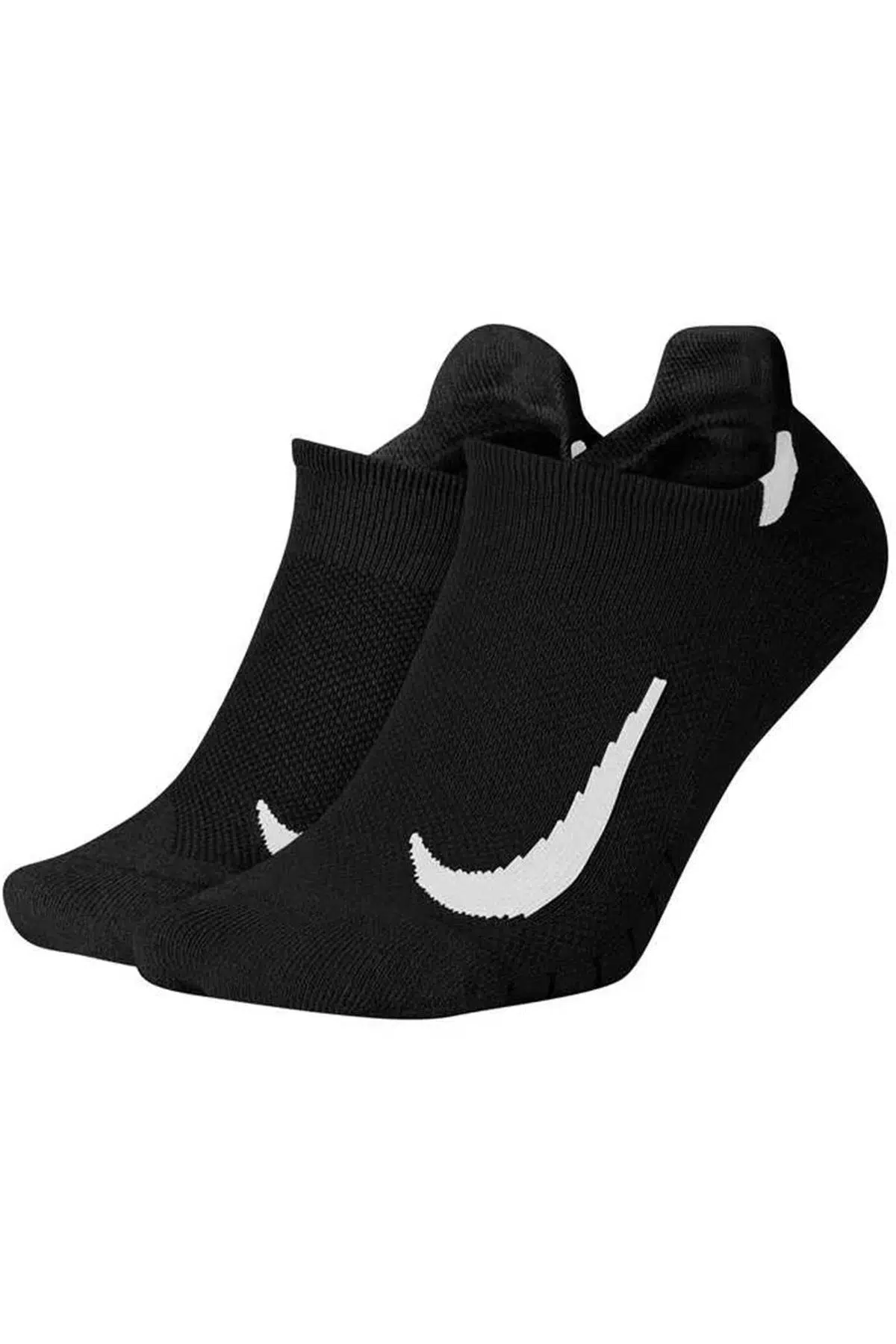 Nike Multiplier Unisex 2'li No Show Antrenman Çorabı Siyah