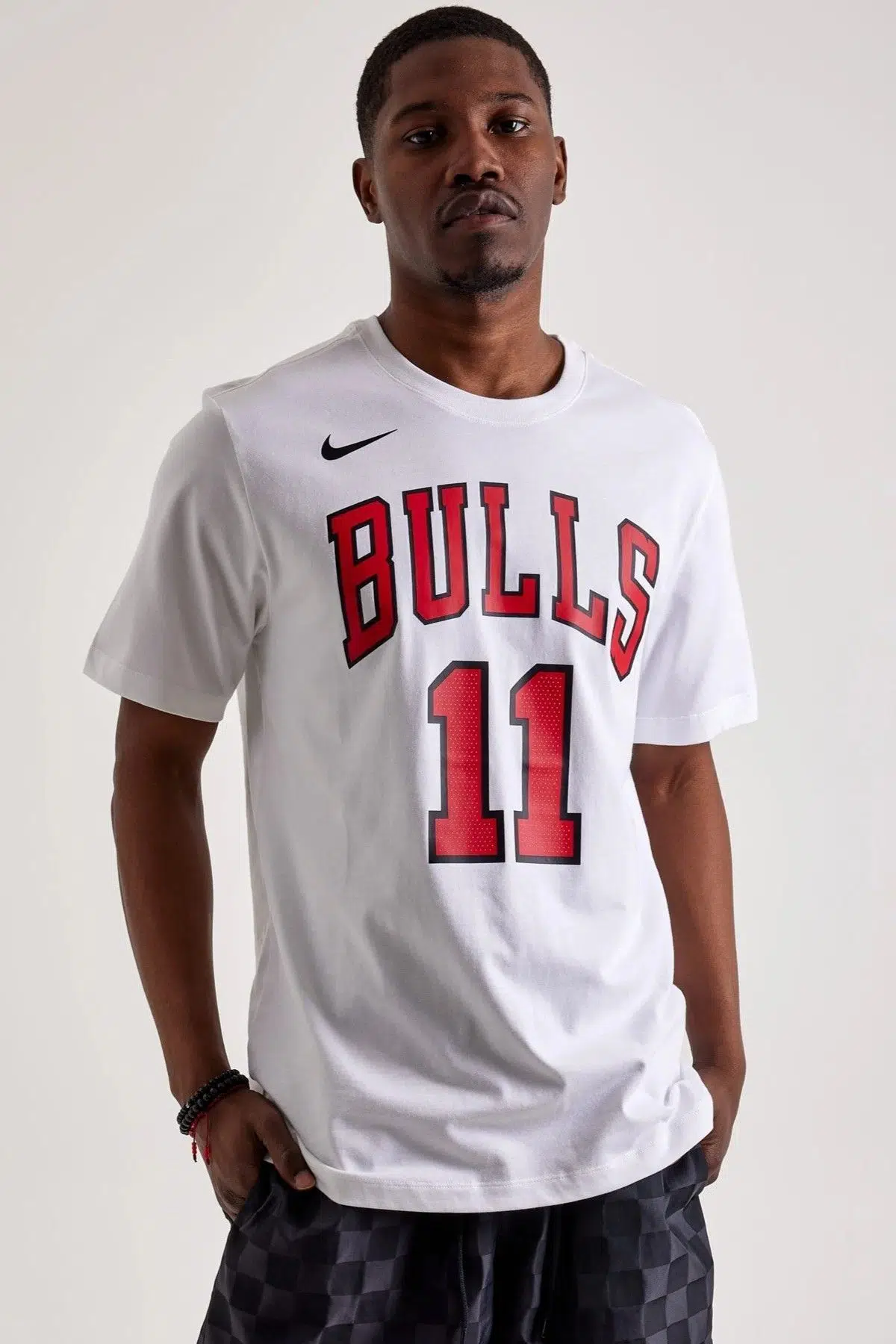 Nike NBA Chicago Bulls DeRozan Unisex Tee Baskılı Erkek Günlük Tişört Beyaz 