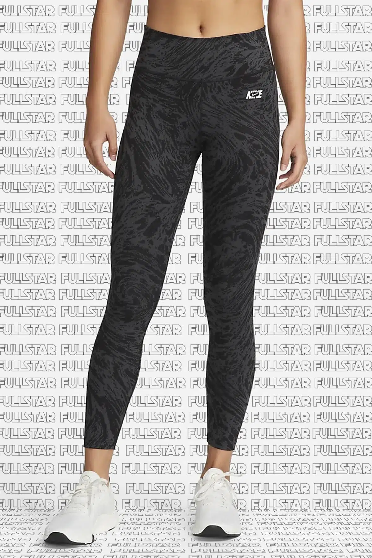 Nike One Dri Fit icon Clash Leggings 7/8 Toparlayıcı 2 İç Cepli Siyah Tayt