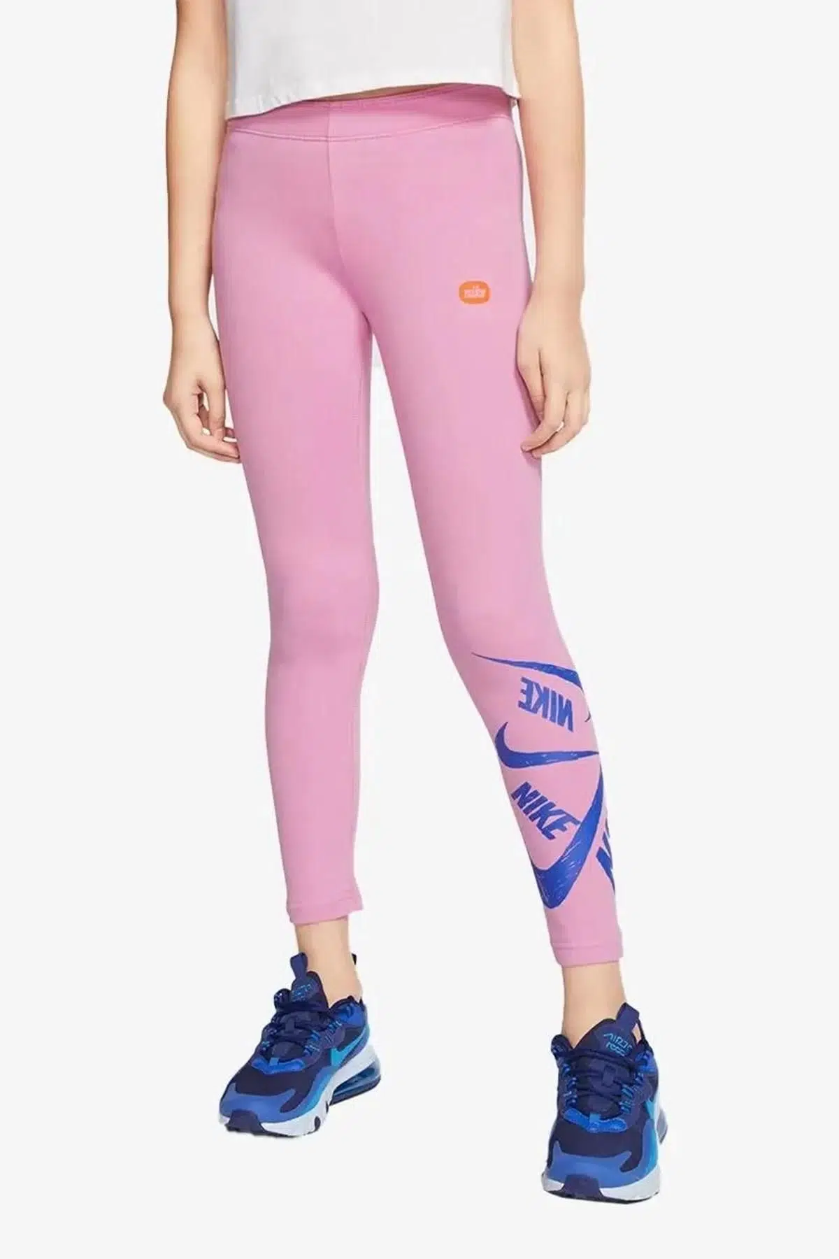 Nike Helanke G NSW Favorites Legging Marker Pamuklu Çocuk Taytı Pembe 