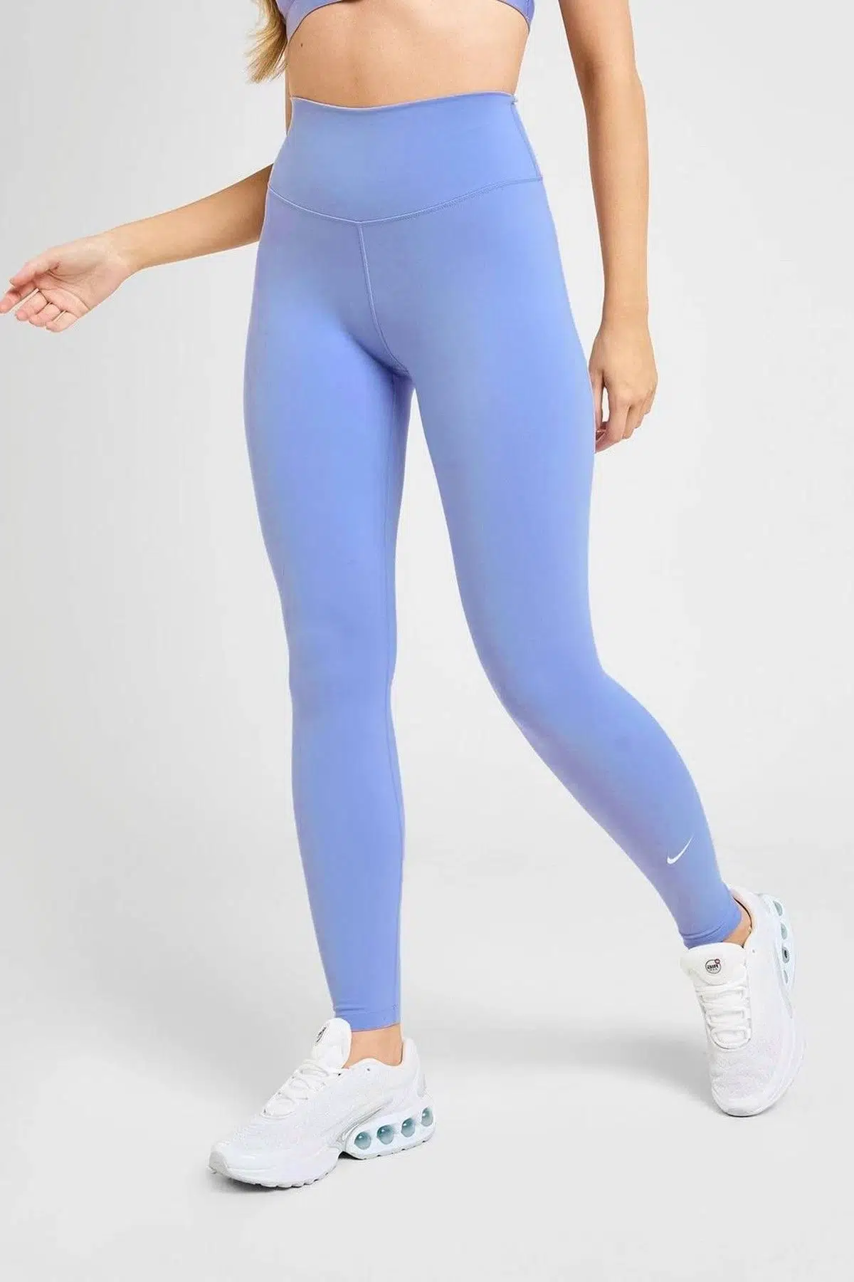 Nike One High Rise Leggings Full Length 2 Cepli Yüksek Belli Toparlayıcı Tayt Mavi