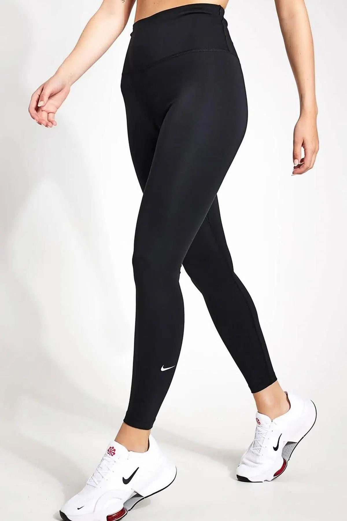 Nike One High Rise Leggings Full Length 2 Cepli Yüksek Belli Toparlayıcı Tayt Siyah