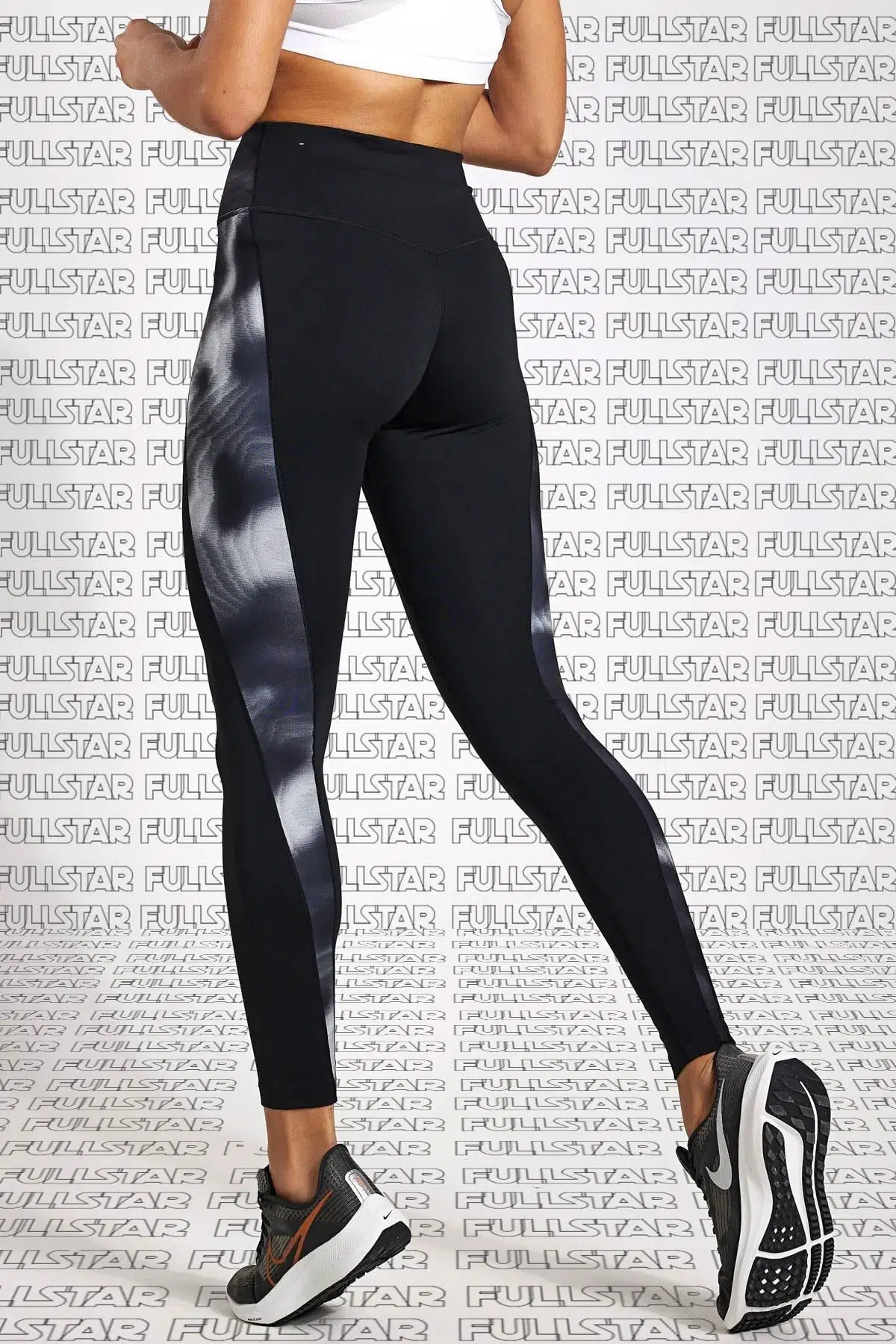 Nike One icon Clash Mid Rise Leggings 2 Cepli Toparlayıcı Siyah Tayt