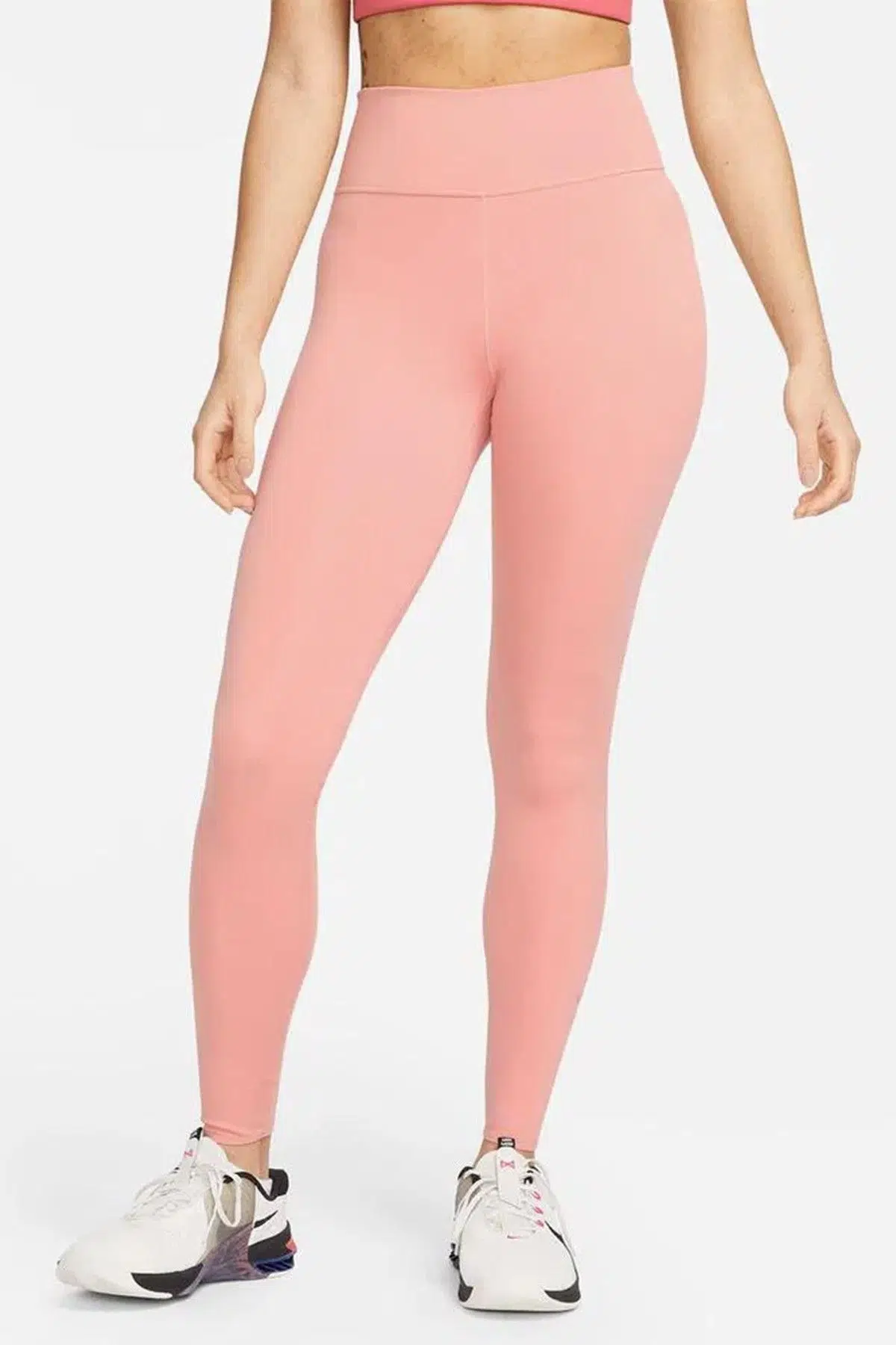 Nike One Luxe Leggings Tigh Fit Lazer Kesim Soft Yumuşak Toparlayıcı Tayt Pembe