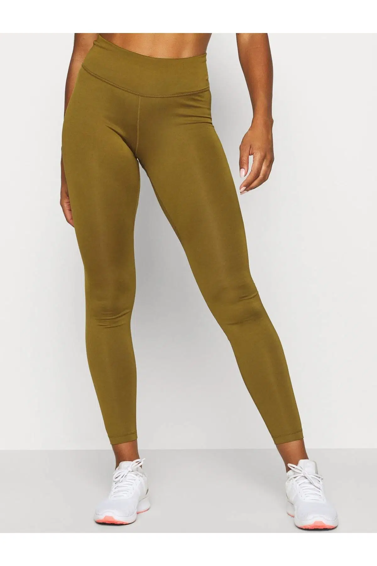 Nike One Luxe Mid-Rise Leggings Kadın Tayt - Yeşil