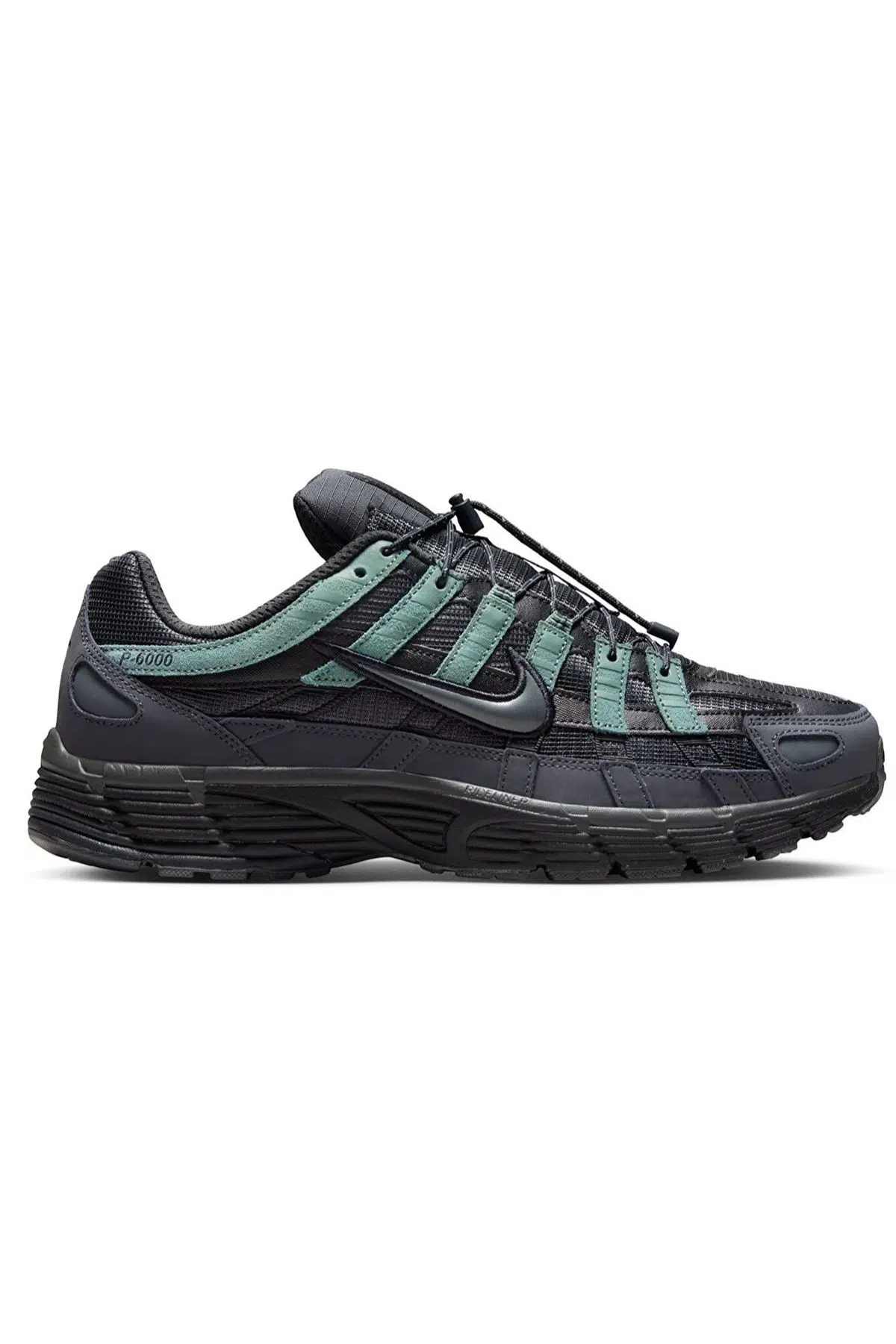 Nike P-6000 Mens Sneaker Black Ayarlanabilir Lastik Bağcıklı Erkek Günlük Spor Ayakkabı Siyah