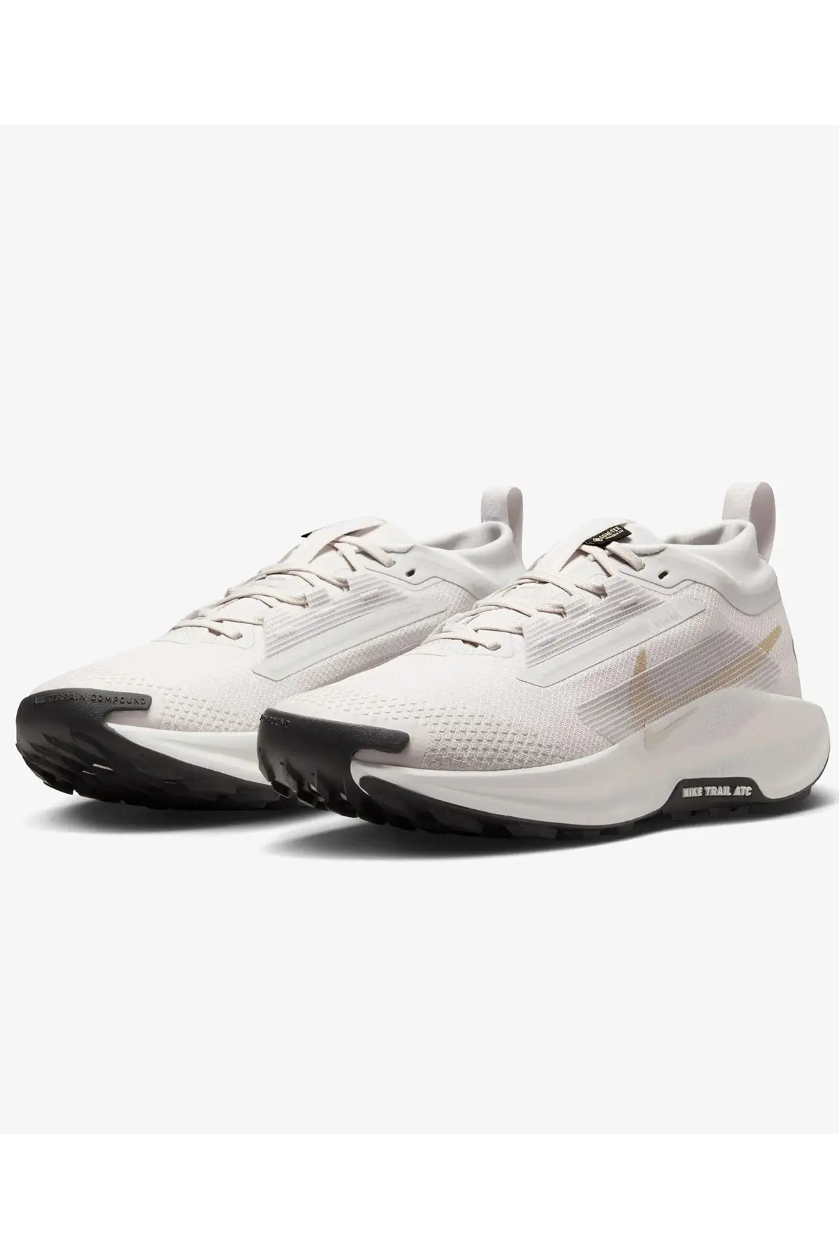 FQ0912-008 Nike Pegasus Trail 5 Goretex GTX Shoes Su Geçirmez Reflektörlü Kadın Doğa Yürüyüş Koşu Ayakkabısı Açık Gri