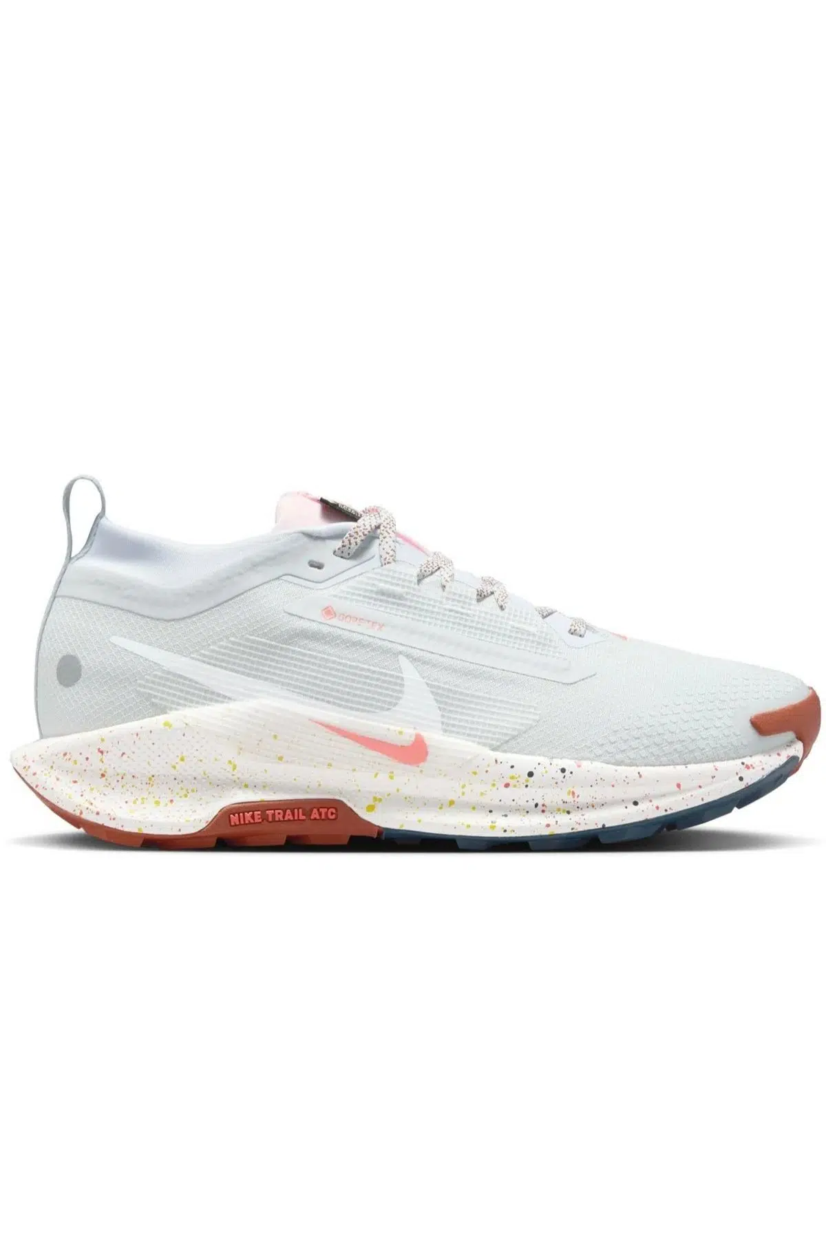 Nike Pegasus Trail 5 Goretex Womens Running Shoes Su Geçirmez Reflektörlü Kadın Doğa Yürüyüş Koşu Ayakkabısı Gri