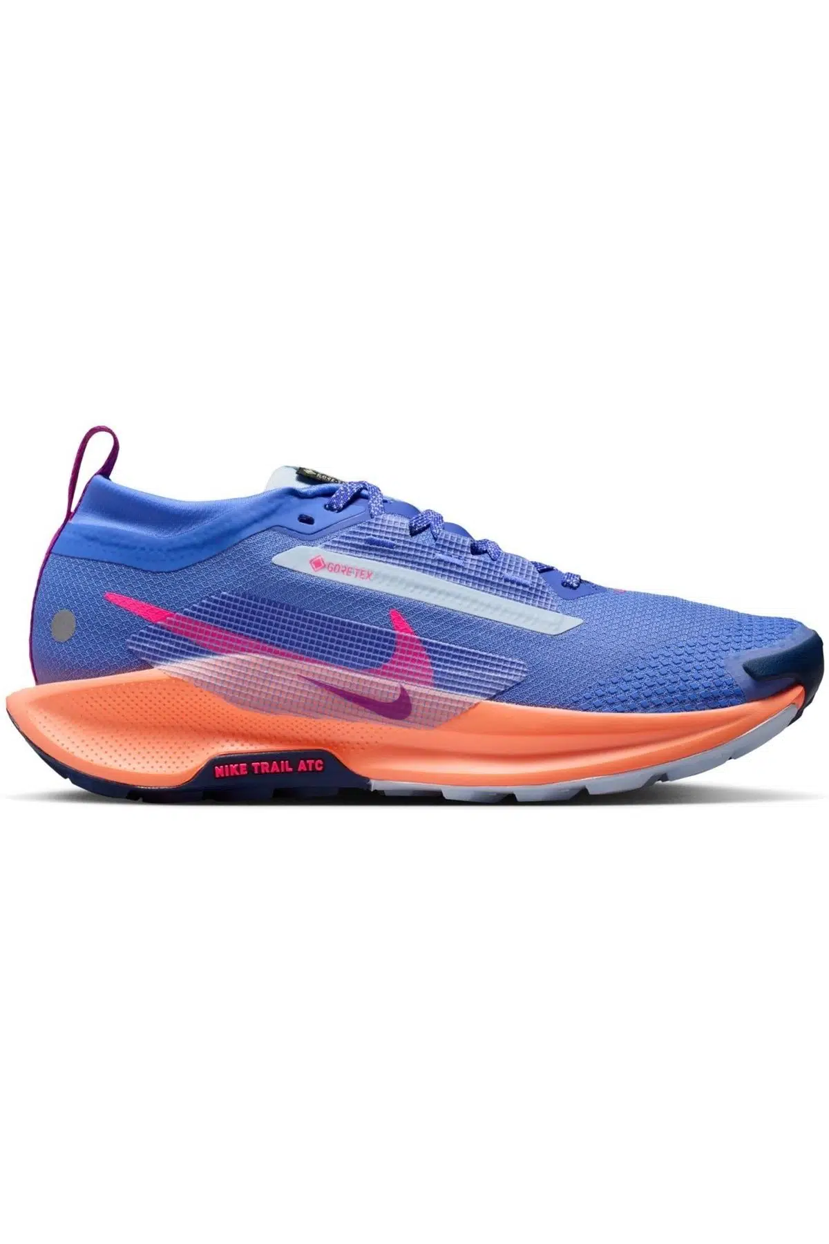 Nike Pegasus Trail 5 Goretex Womens Running Shoes Su Geçirmez Reflektörlü Kadın Doğa Yürüyüş Koşu Ayakkabısı Mor