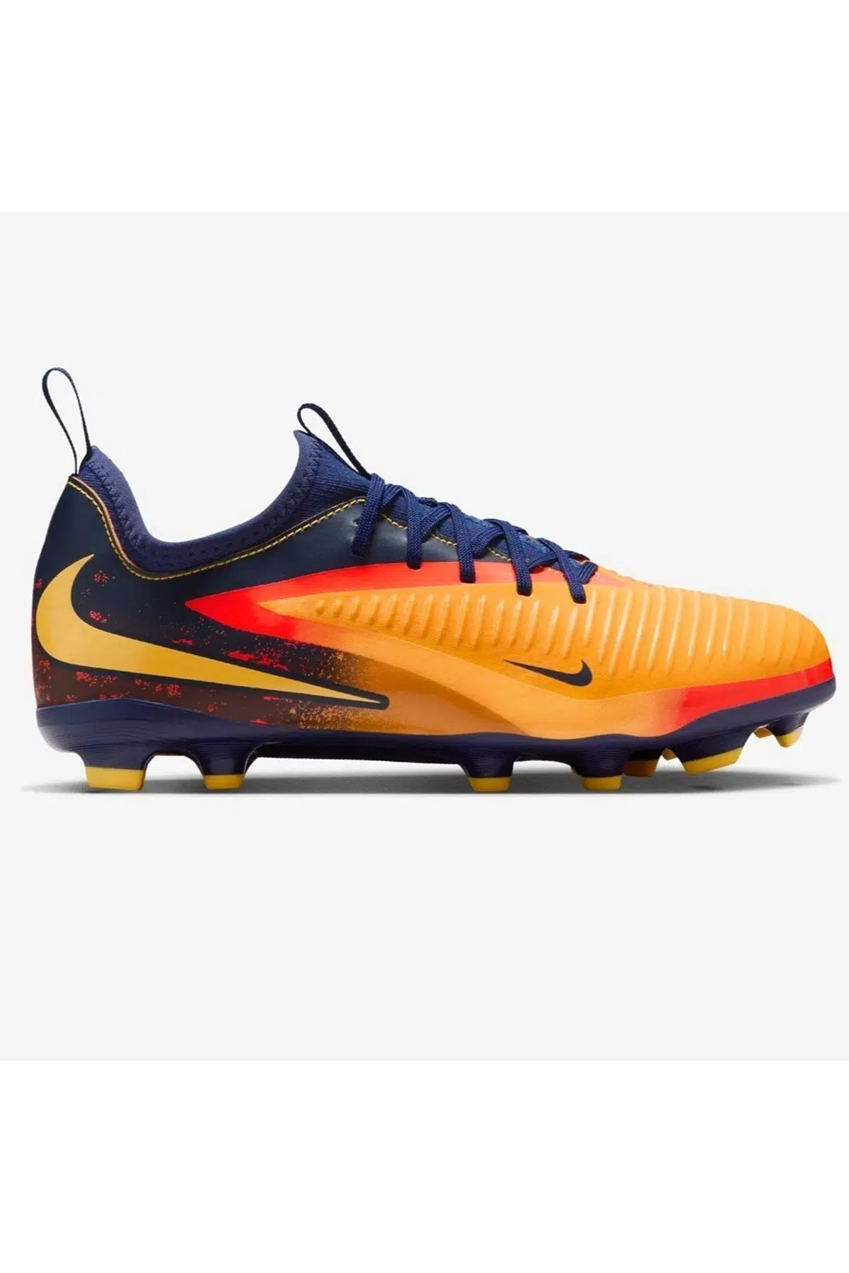 Nike Phantom 6 low Academy Erling Haaland Kids Football Shoes Çocuk Çoklu Zemin Kramponu Turuncu