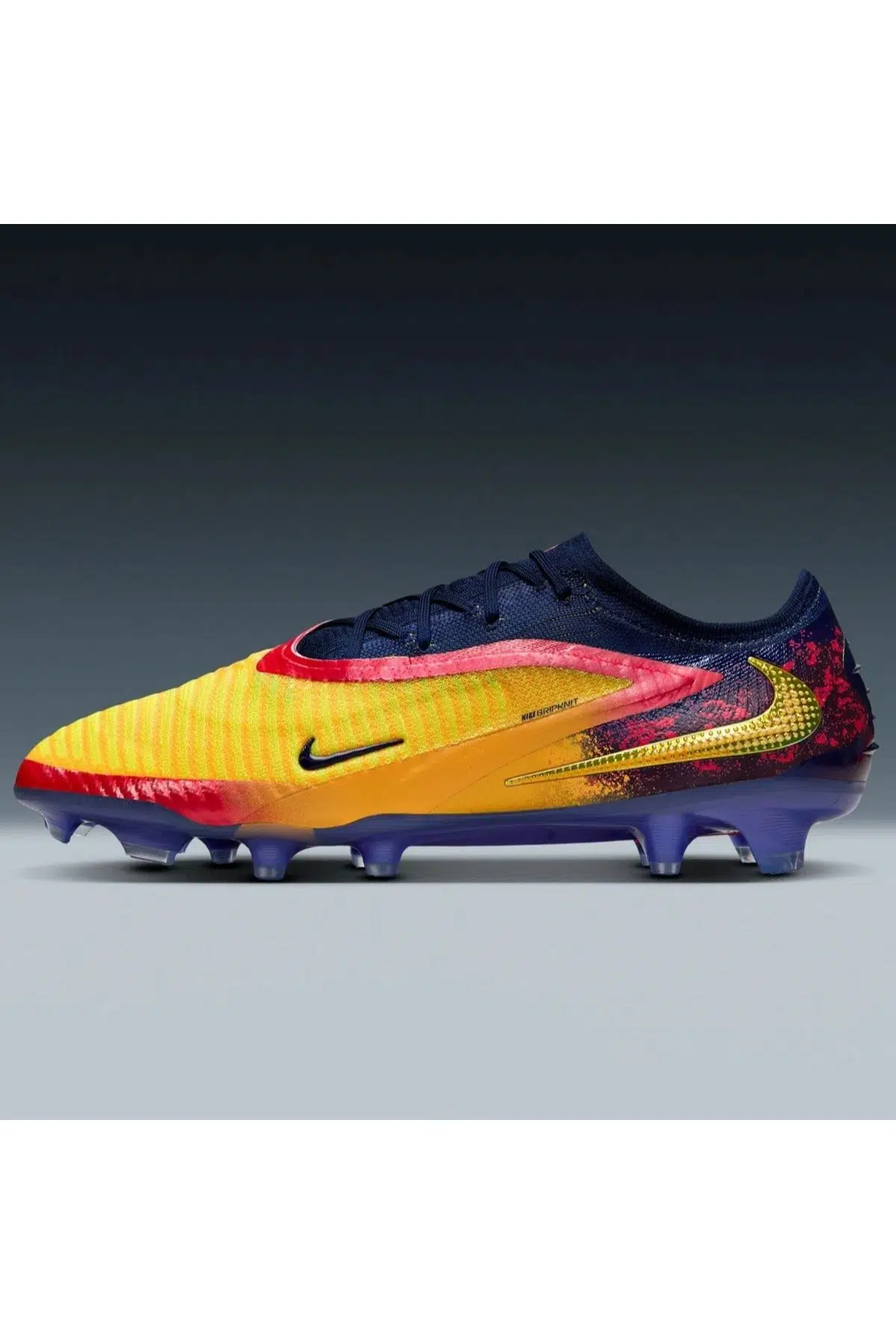Nike Phantom 6 Low Elite FG Erling Haaland Profesyonel Çim Saha Kramponu Turuncu (Dar Kalıp)