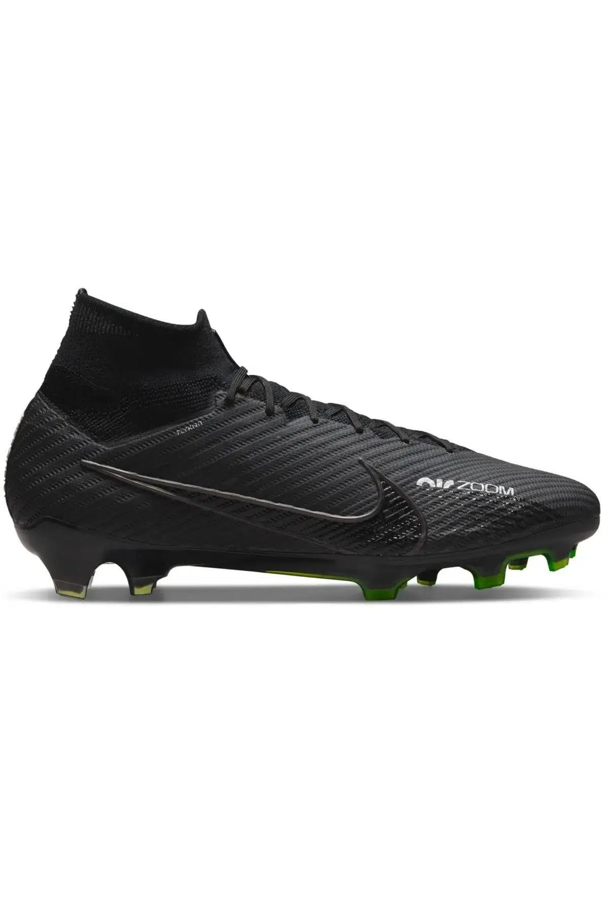 Nike Zoom Superfly 9 Elite FG Çoraplı Erkek Profesyonel Krampon Siyah-Sarı