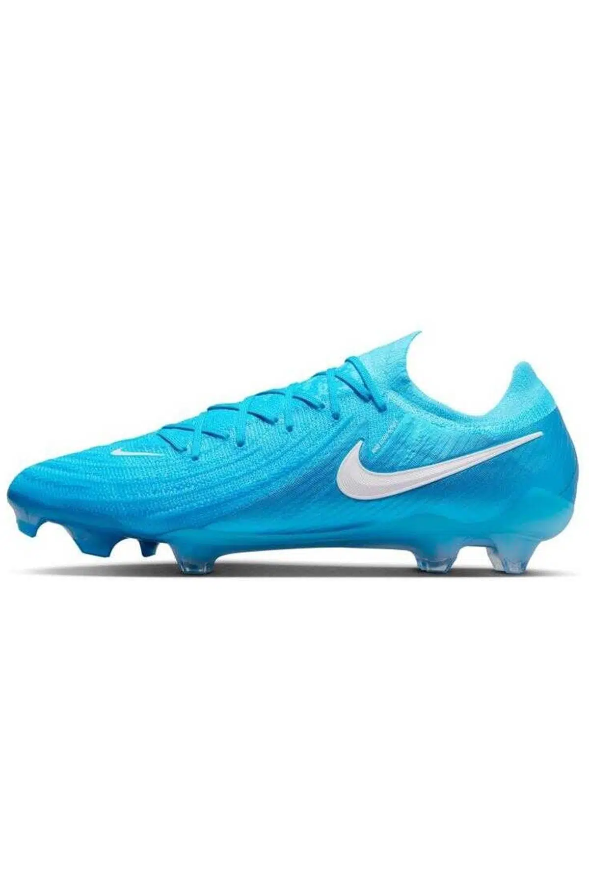 Nike Phantom GX II Elite FG-Pro Mens Football Shoes Blue Profesyonel Erkek Krampon Mavi