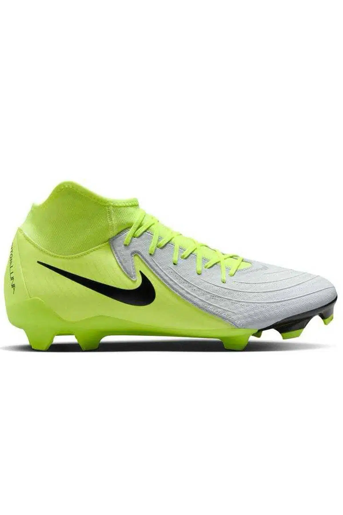 Nike Phantom GX2 Academy FG/MG Mens Football Shoes Bilekli Çoklu Zemin Kramponu Gri