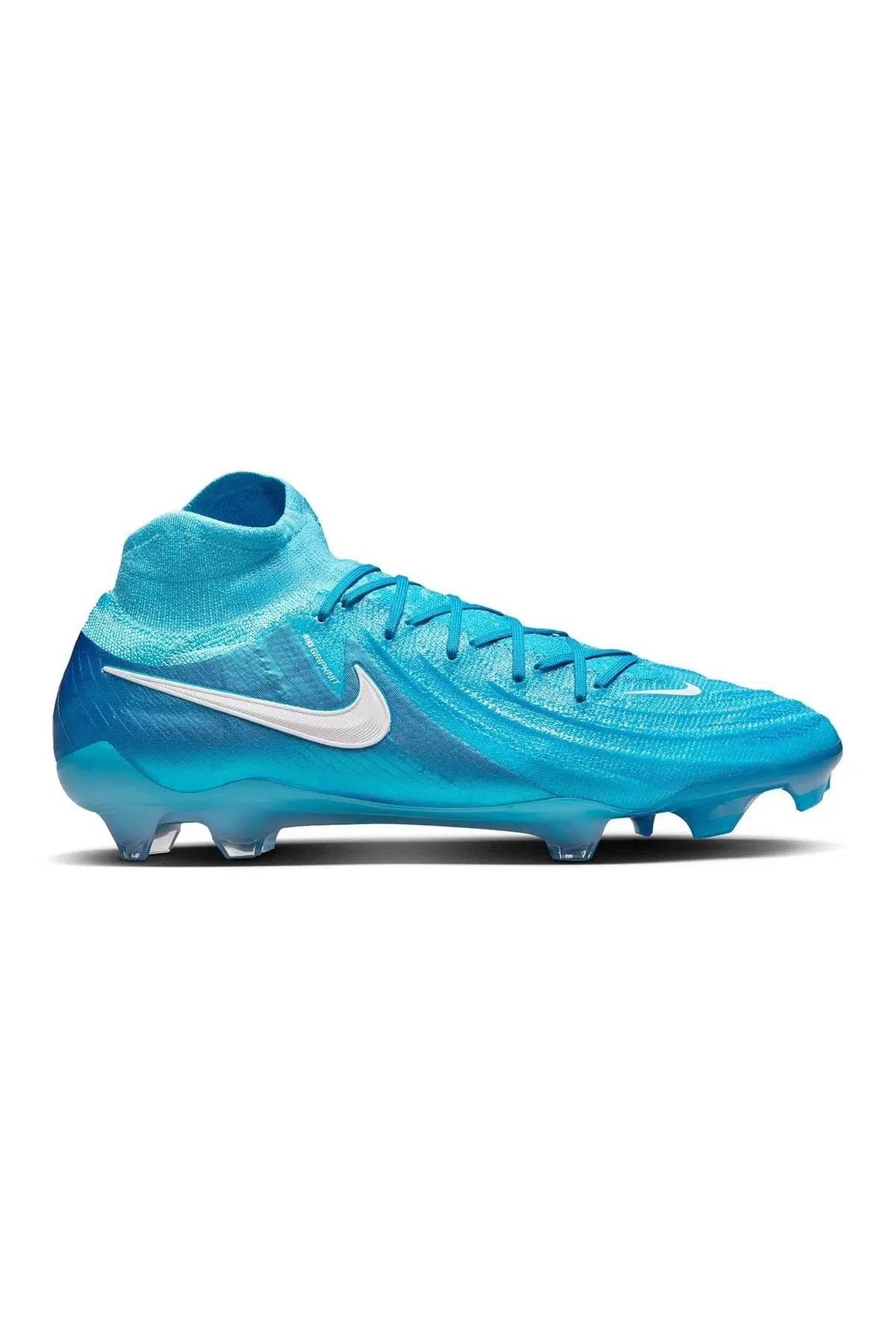 Nike Phantom Luna II Elite FG Mens Football Shoes Cream Profesyonel Erkek Krampon Mavi 