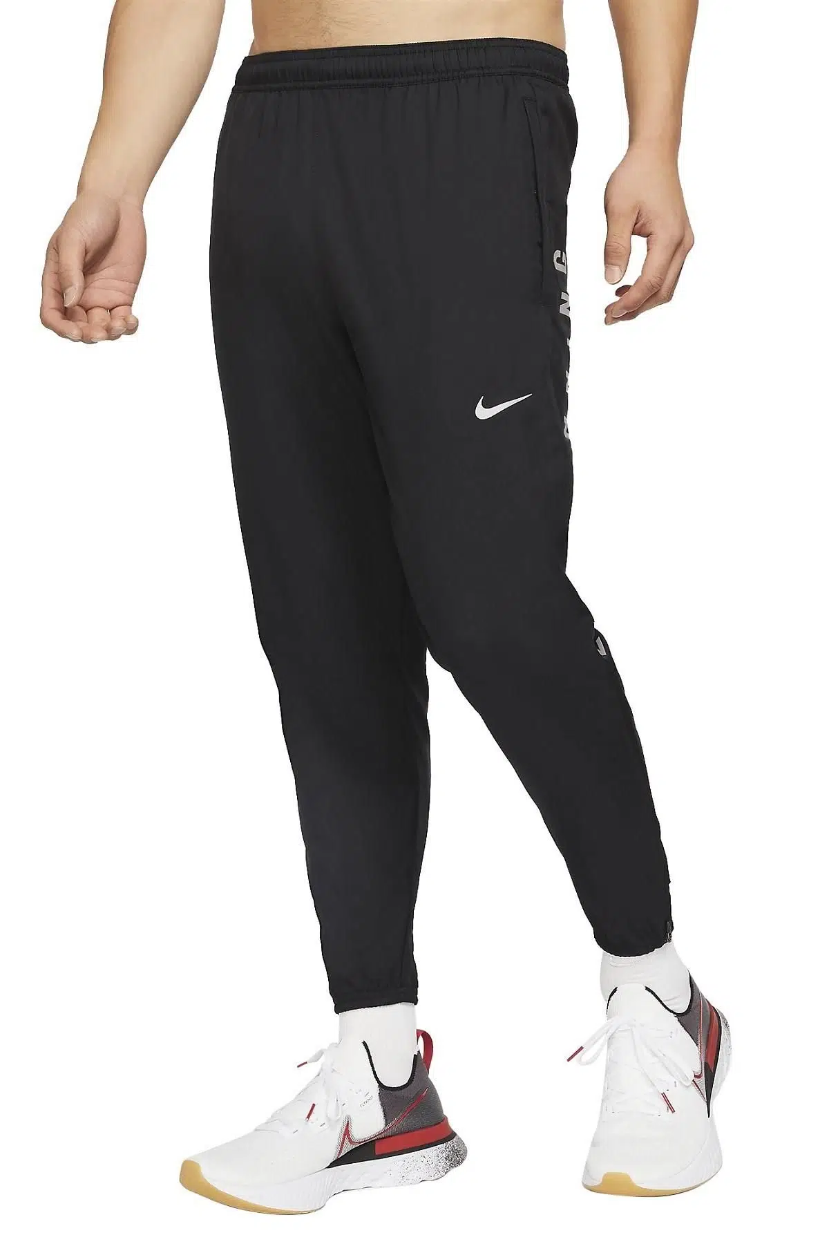 Nike Essential Run Division Woven Dri-Fit Reflektörlü İnce Eşofman Altı