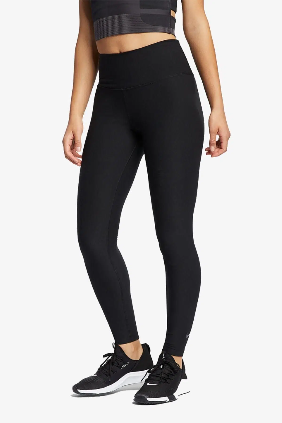 Nike Power Sculpt Hyper Tight Fit Yüksek Belli Şekillendirici Siyah Spor Tayt
