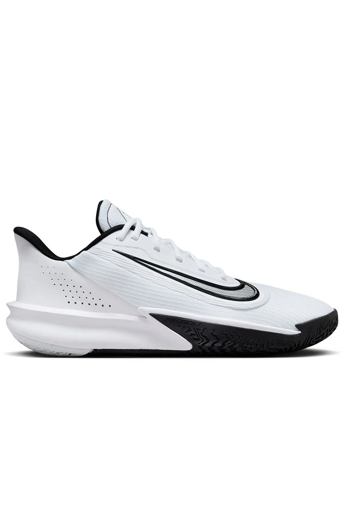 Nike Precision VII Basketball Shoes White Unisex Basketbol Ayakkabısı Beyaz