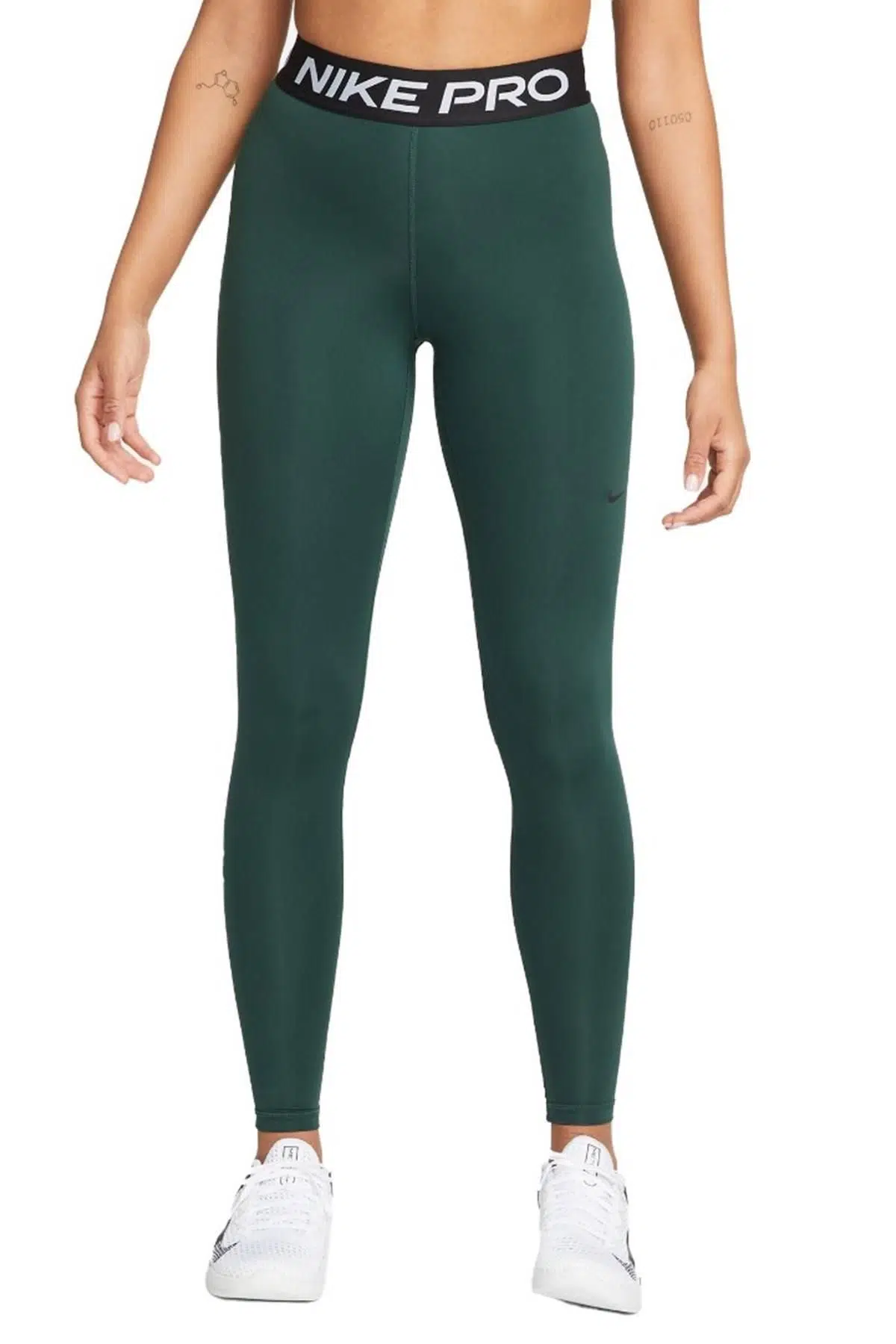 Nike Pro 365 Dri Fit Training Legging Tight Fit Green Toparlayıcı Tayt Yeşil